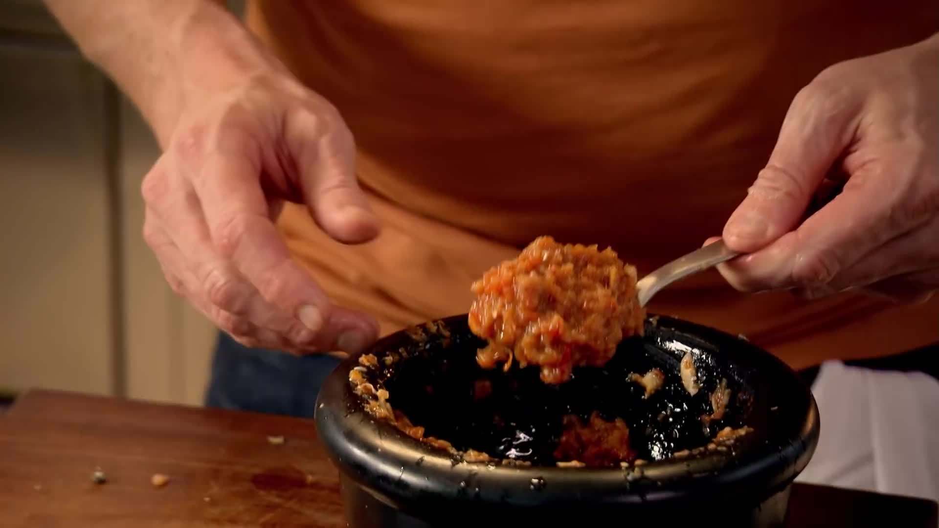 Fresh ingredients for the salad