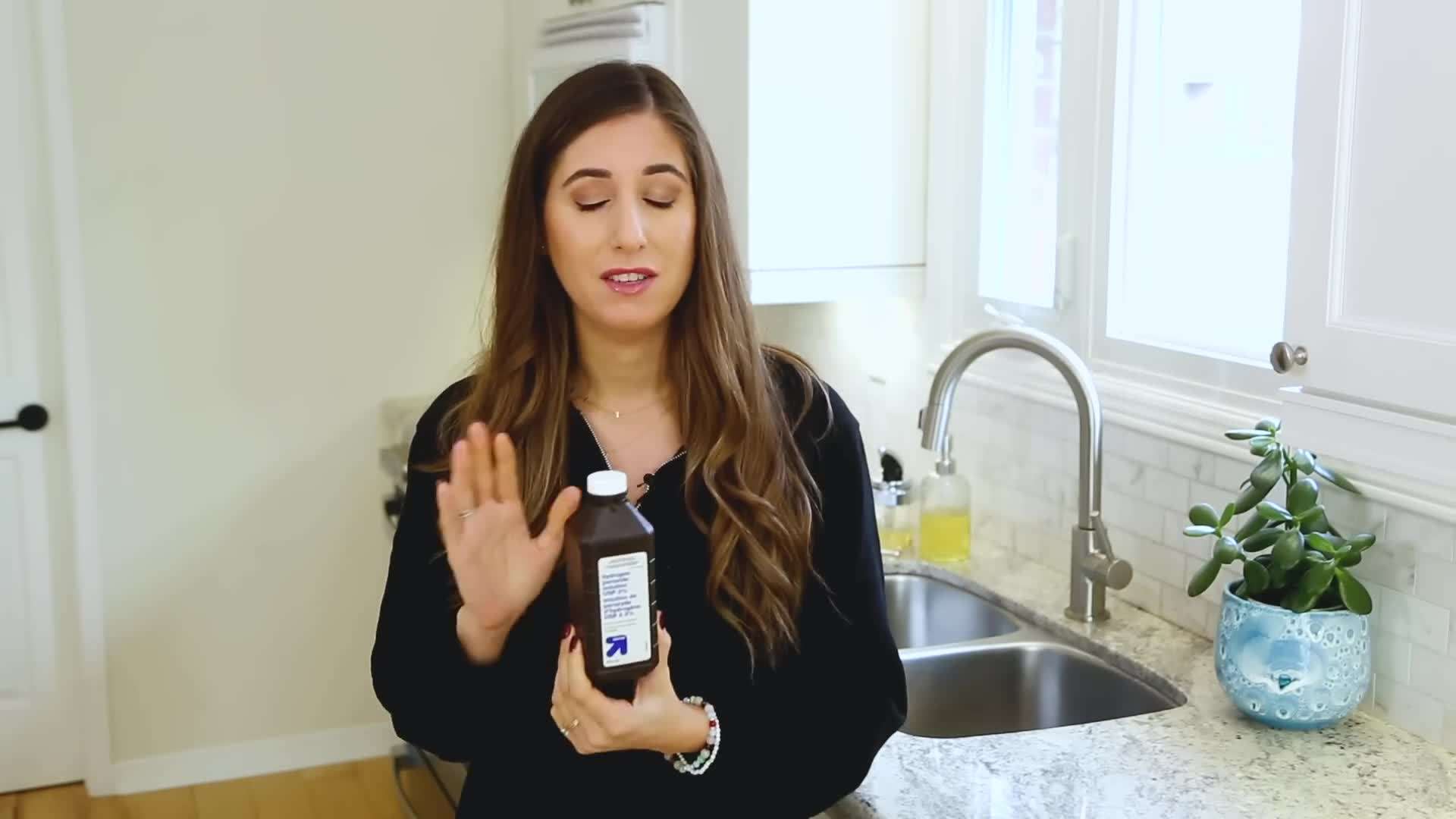 Hydrogen Peroxide Stain Remover in Action