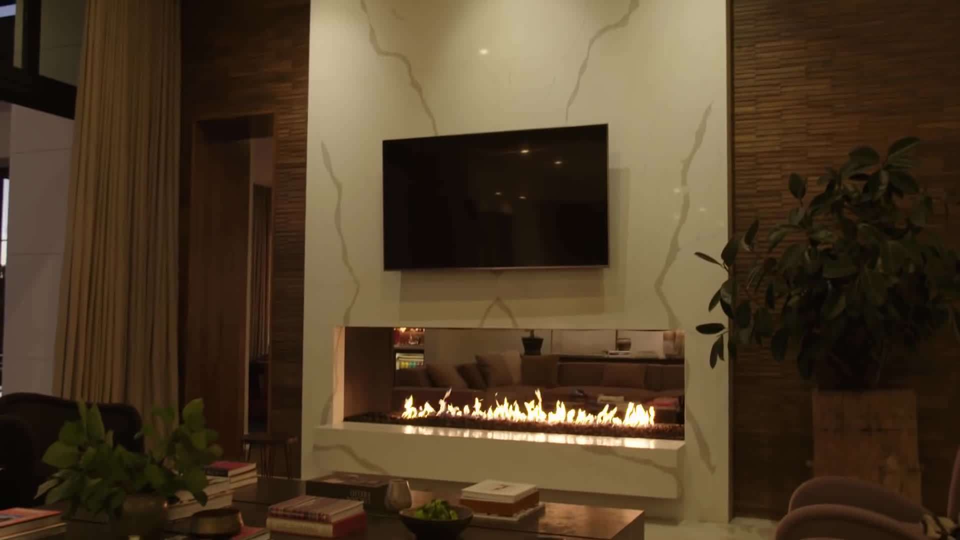 Modern and sleek kitchen with top-of-the-line appliances