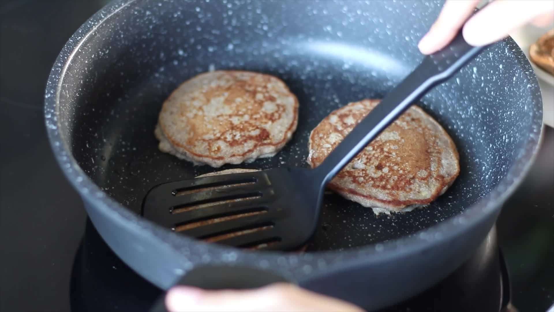 Overnight oats with fresh berries and almond butter