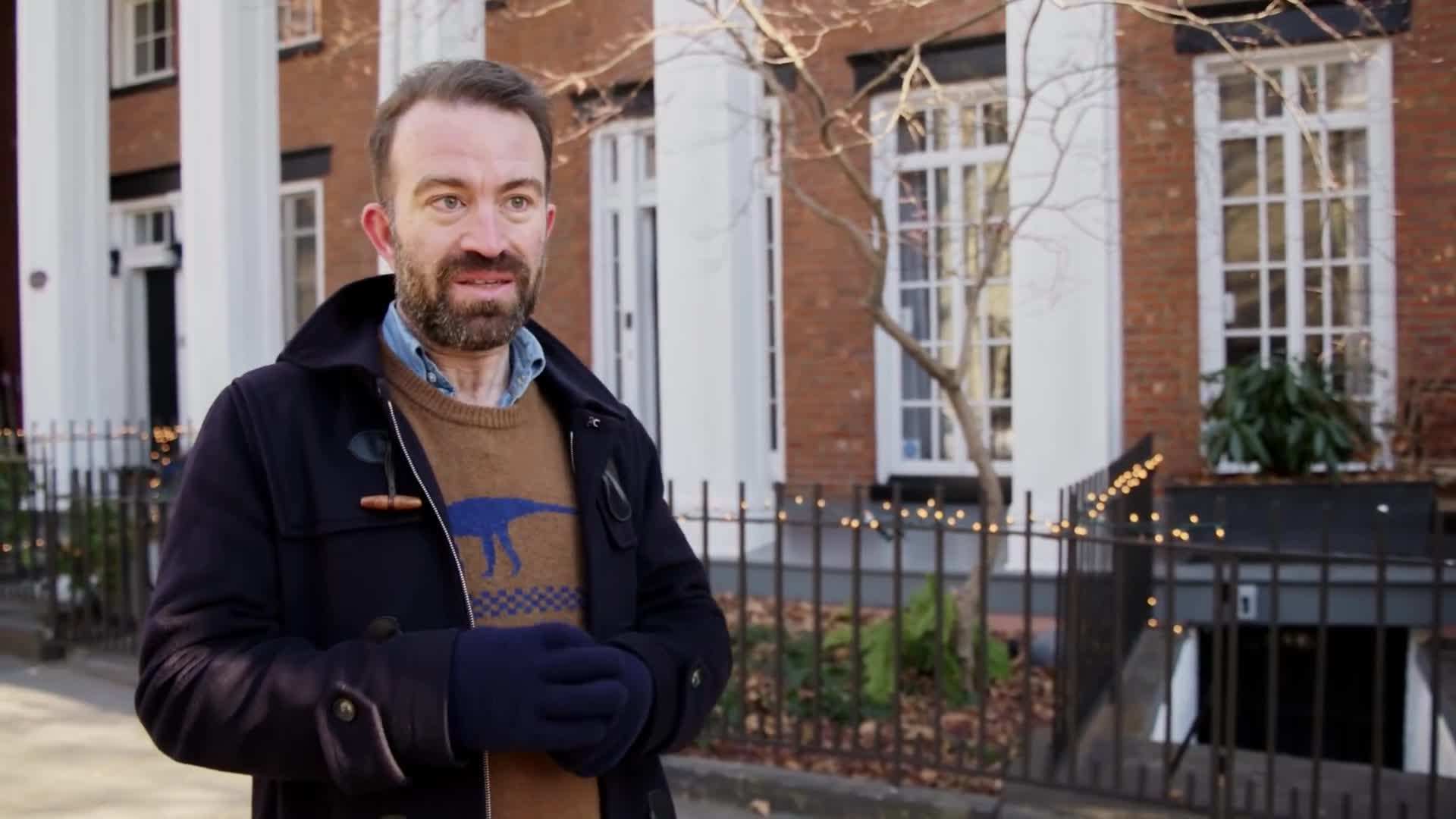 Greek Revival Facade of the First Unitarian Congregational Society of Brooklyn