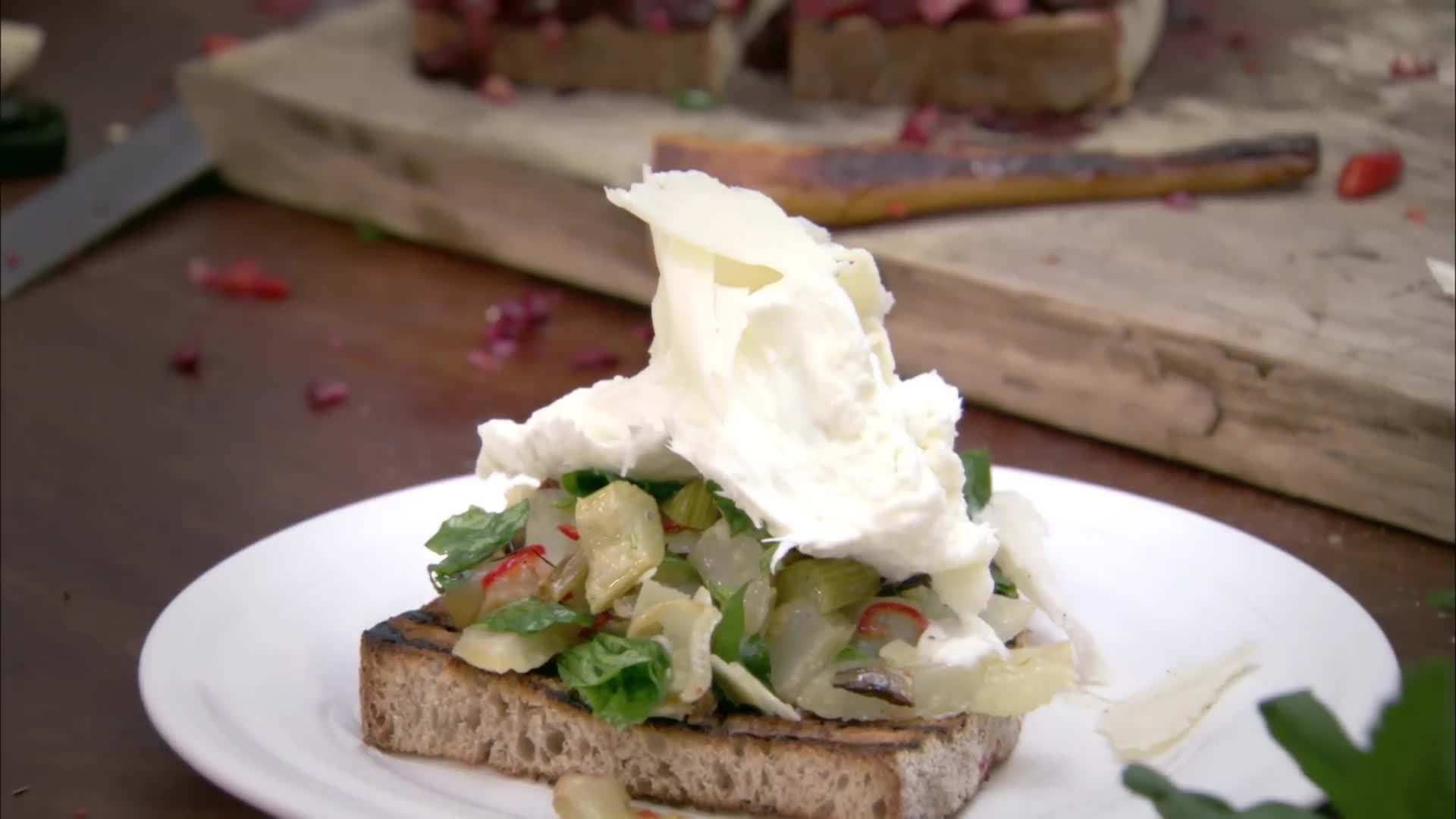Shaping the bubble and squeak patties