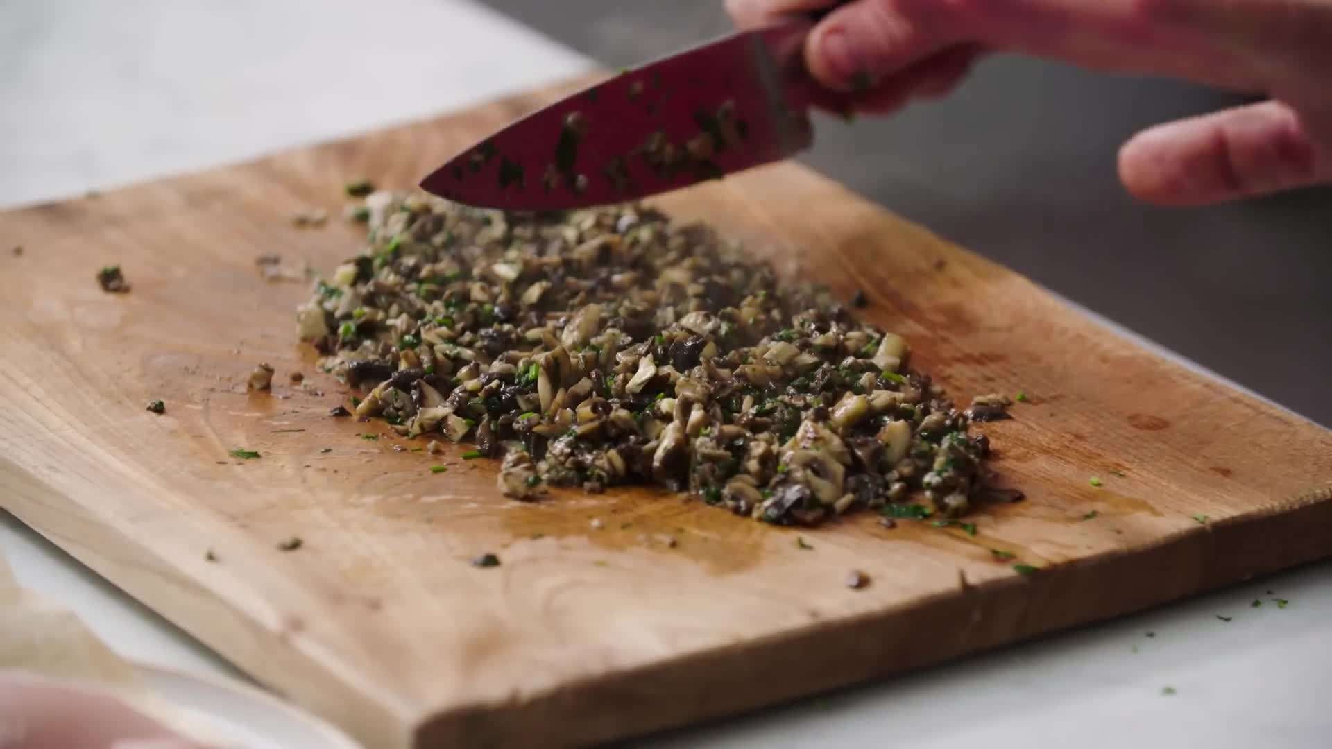 Cooking the chicken in the pan