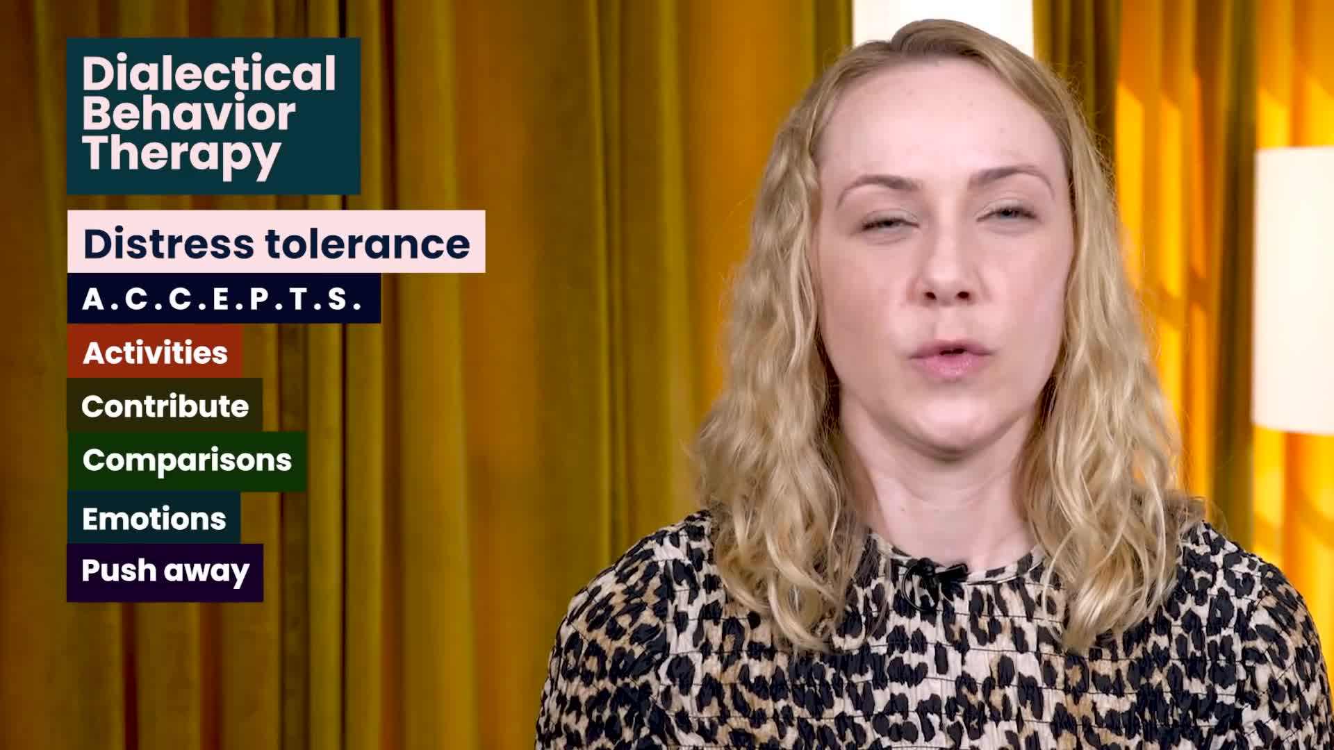 Visual representation of individuals engaged in Dialectical Behavior Therapy (DBT)