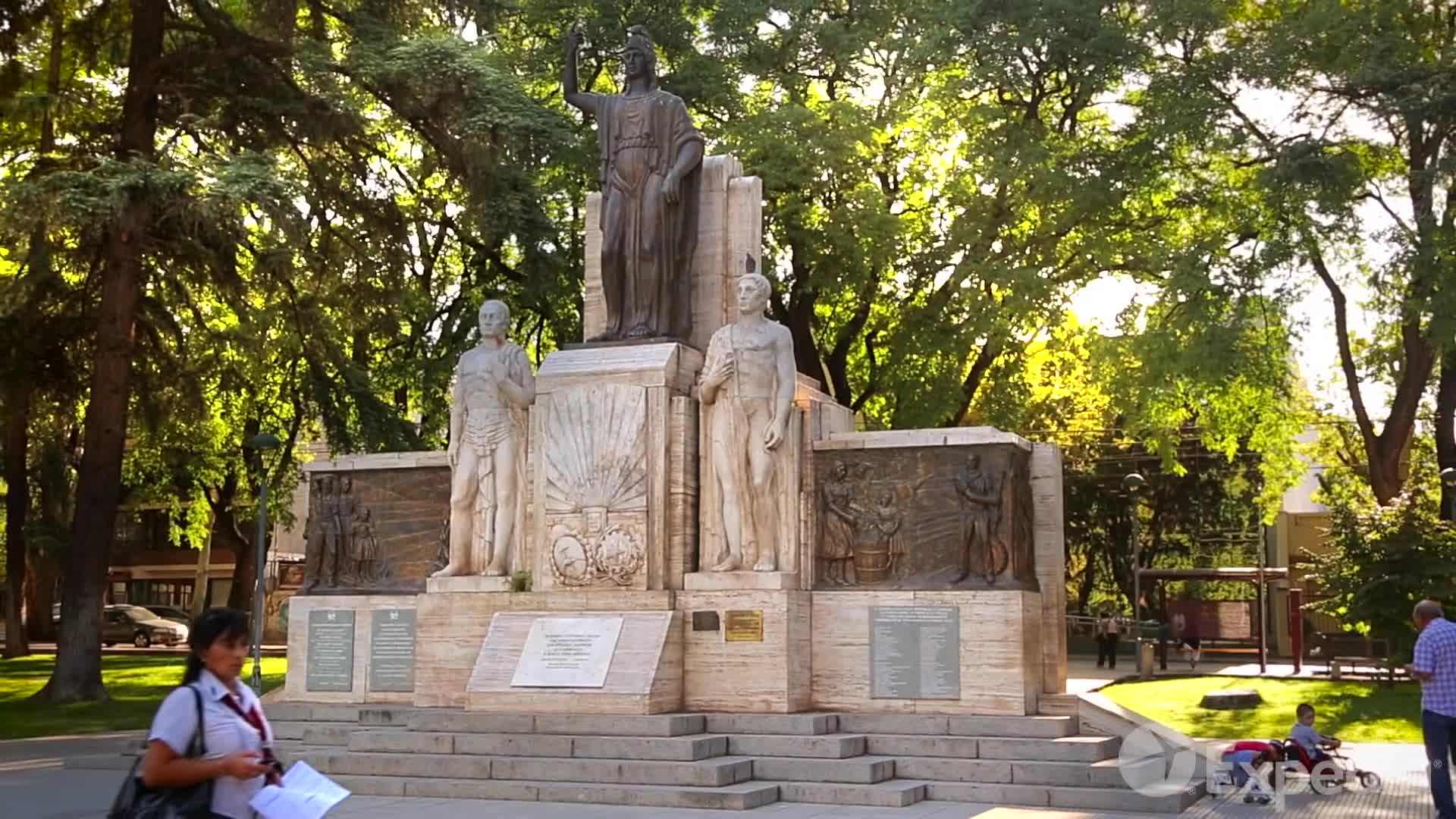 Hiking in the Andes Mountains