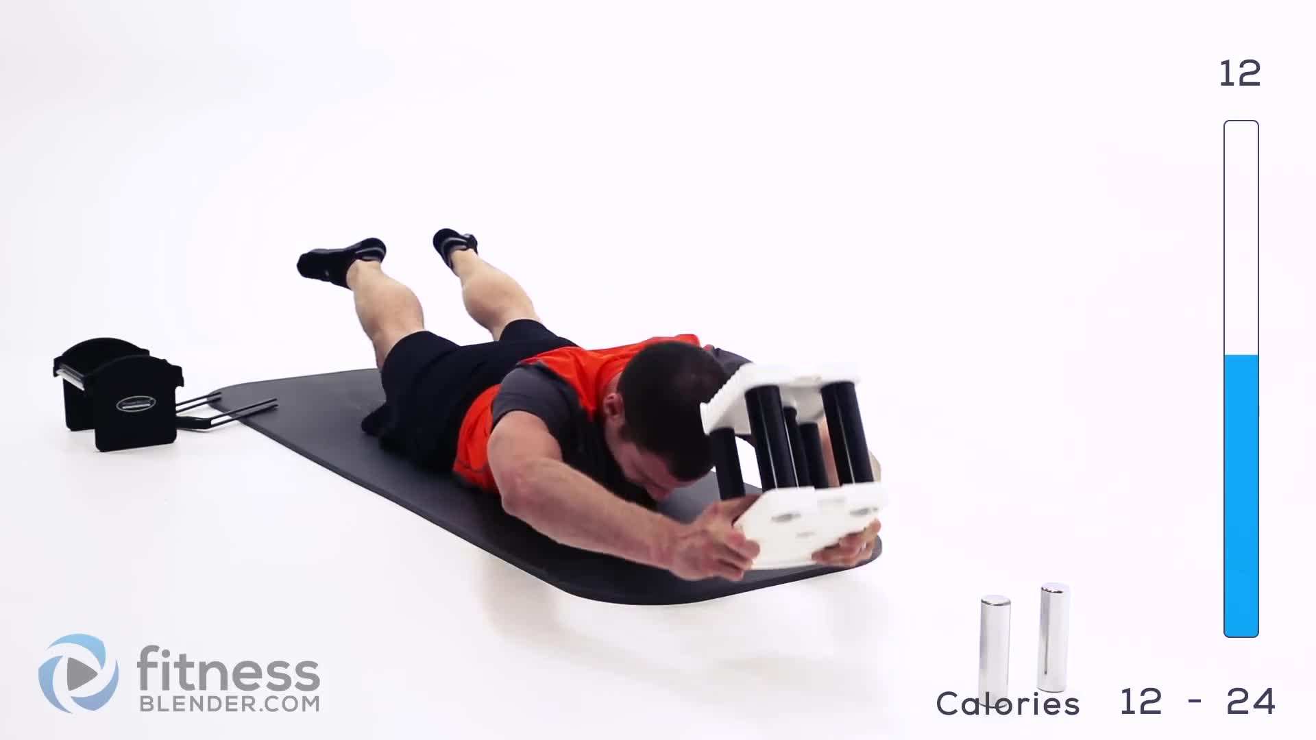 Strengthen your lower abs with weighted leg raises