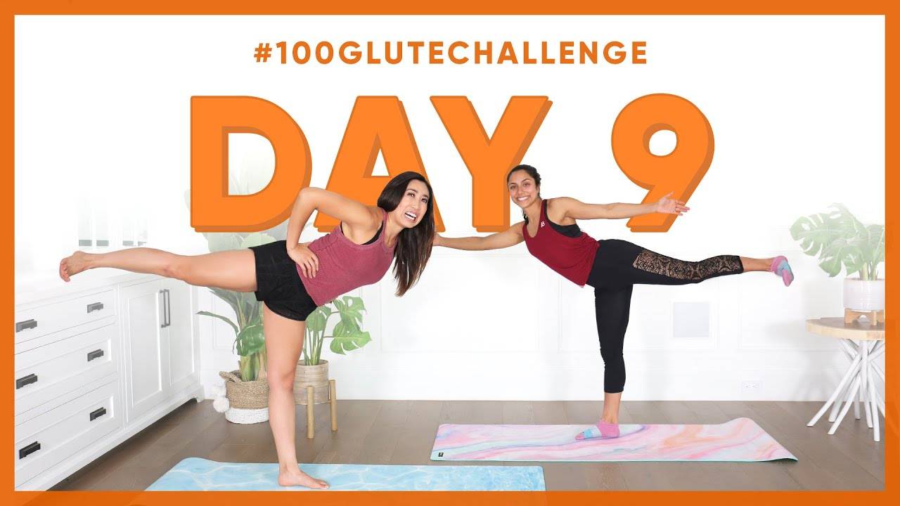 Day 9: Standing Leg Pulse! | 100 Glute Challenge w/ Michelle Khare