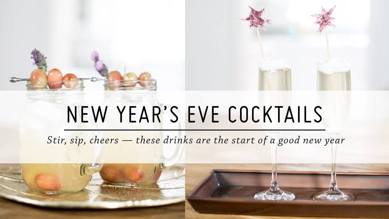 Delicious Lavender Lemonade and Coconut Bellini Recipes to Toast to a Spectacular 2016