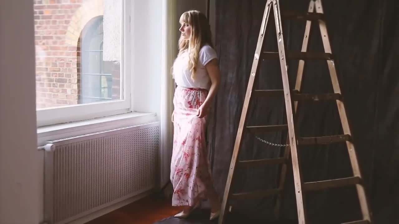 Blue Ruffle Dress by Noumenon