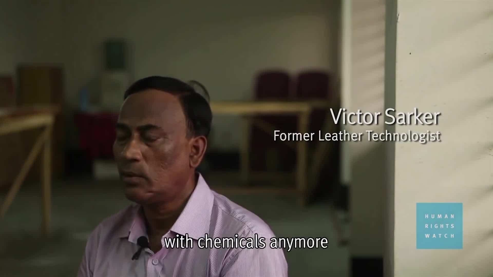 Water pollution from the leather industry