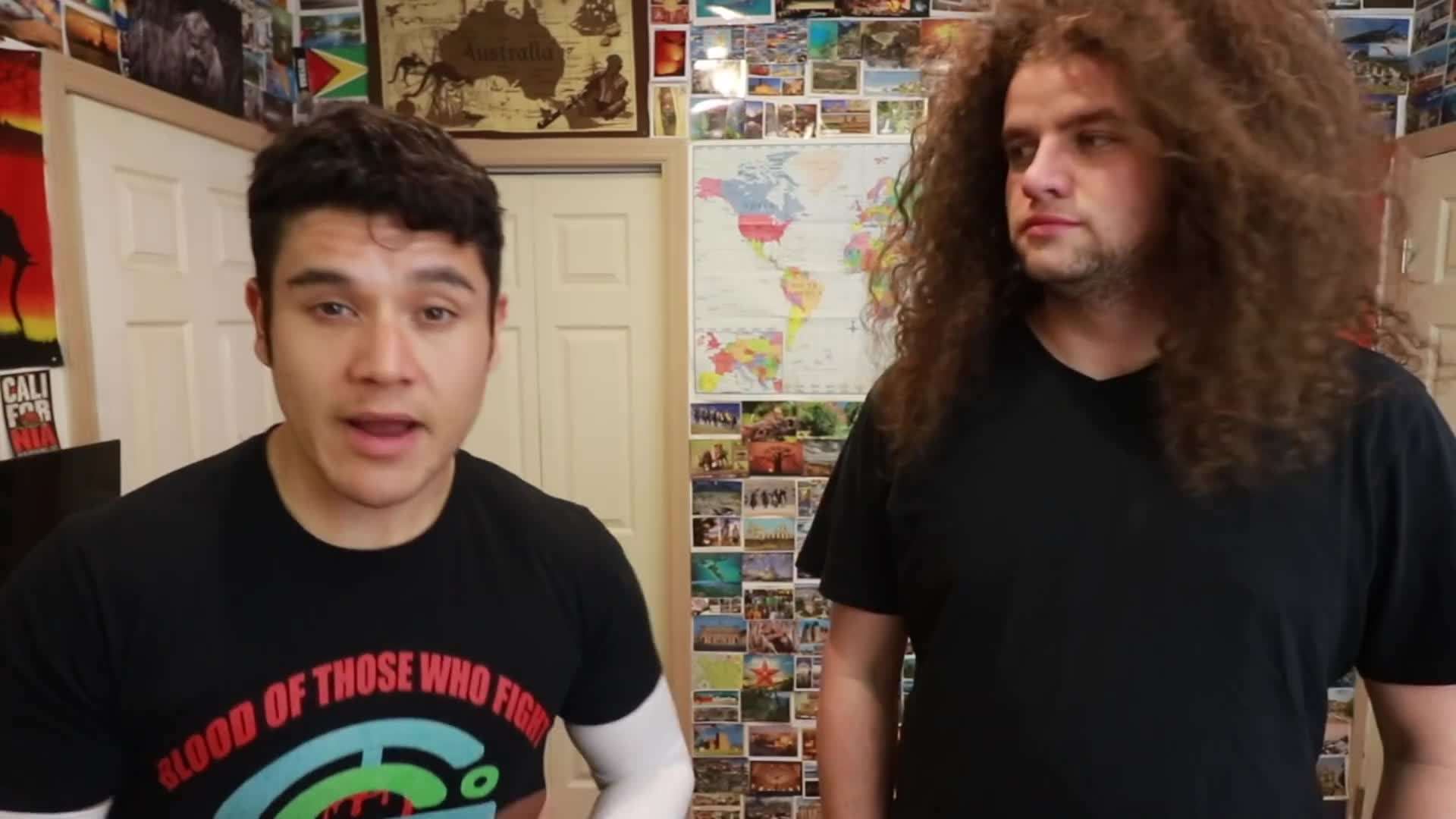 Metallica performing live at a concert