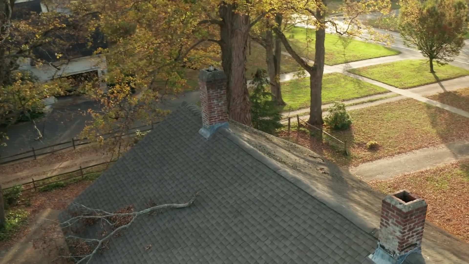 Spacious living area with potential for renovation