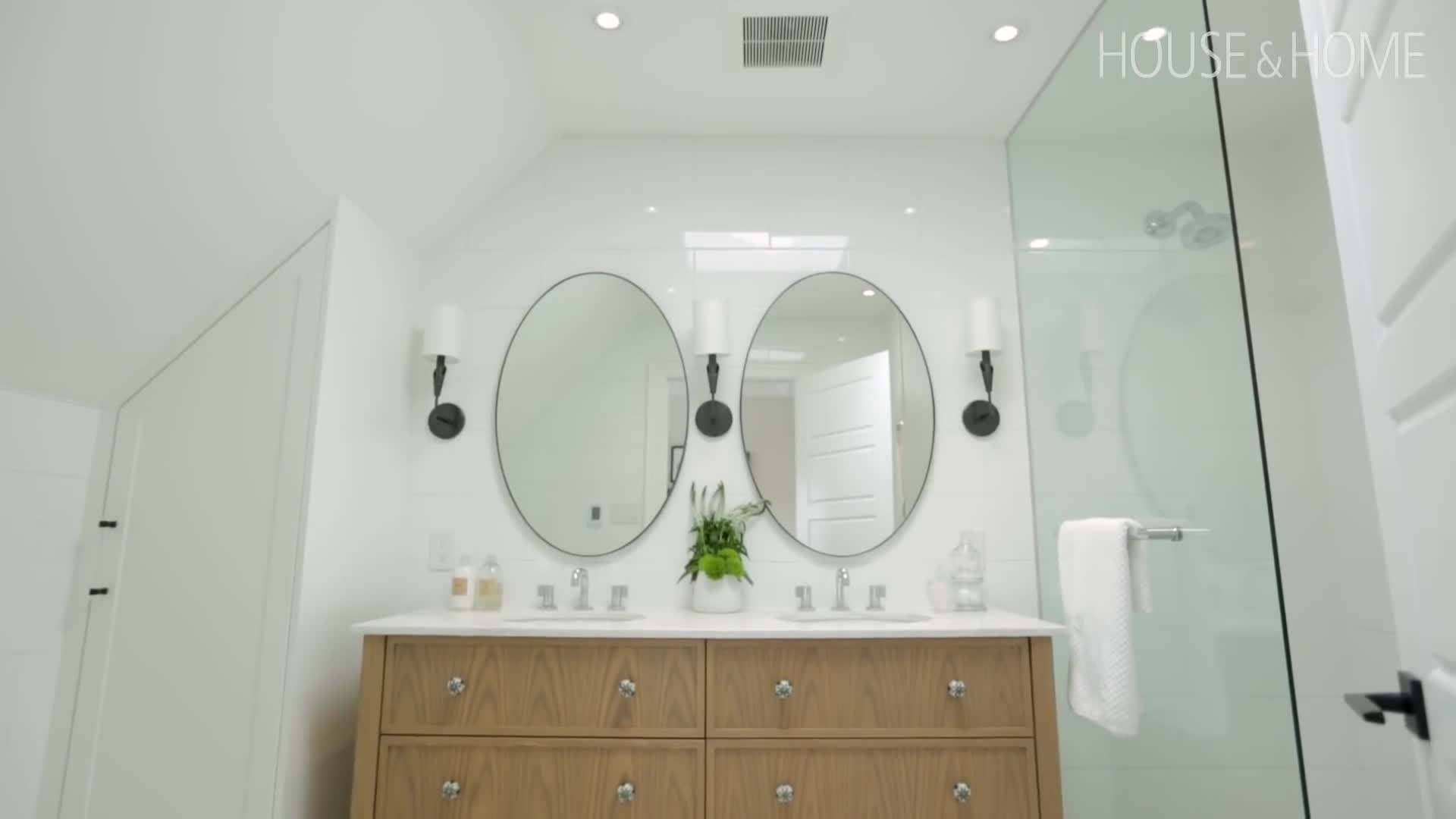 Custom built-in cabinetry provides ample storage