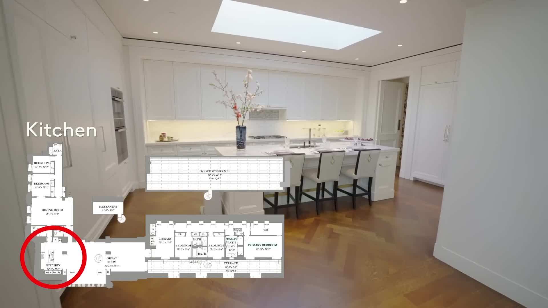 Luxurious Living Area with High-End Furnishings