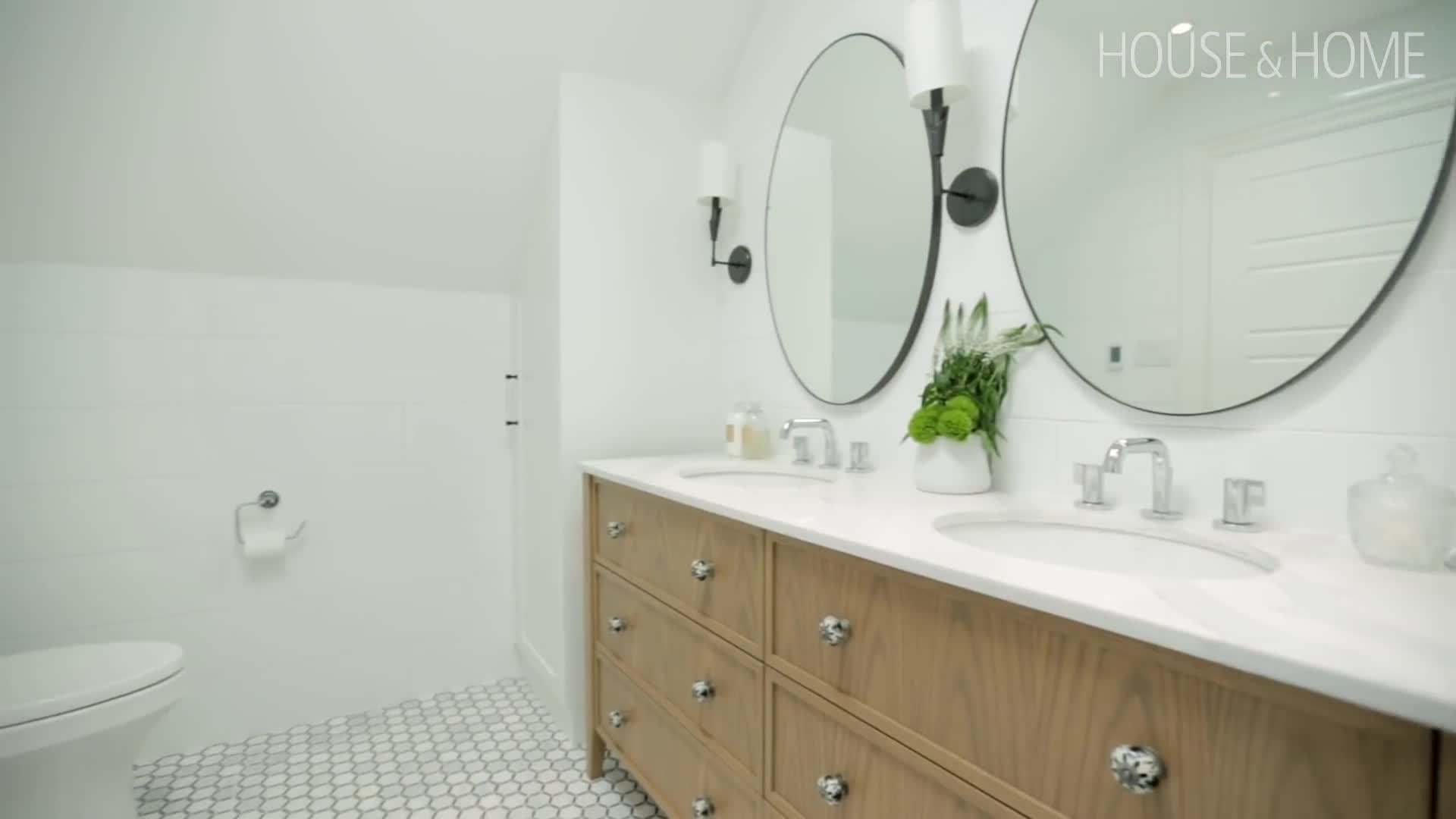 The walk-out deck provides a private outdoor space