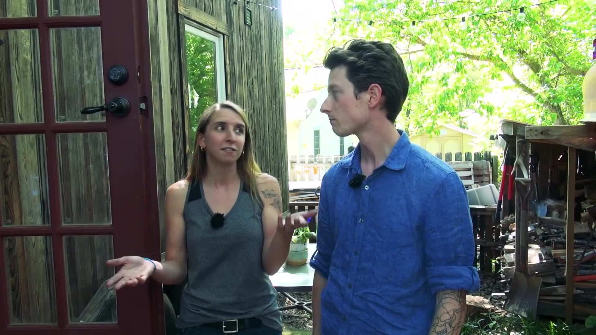 Using reclaimed materials to create a rustic look