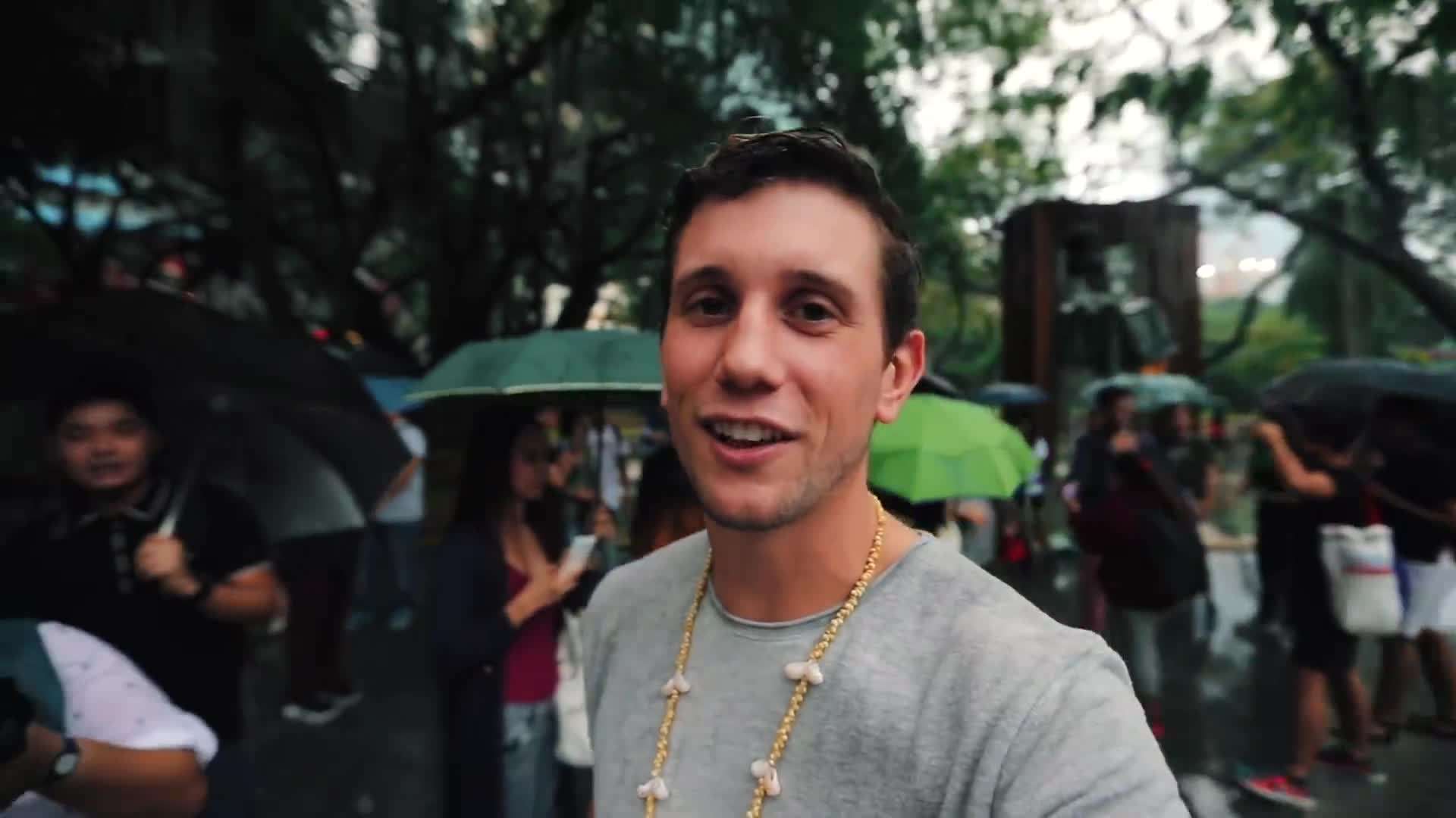 Boracay's famous White Beach at sunset