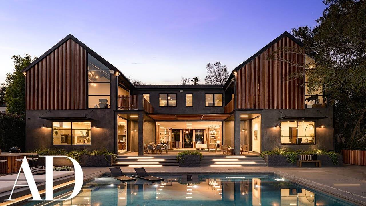 Inside A $22,500,000 Mansion With A 32 Foot Waterfall | On The Market | Architectural Digest