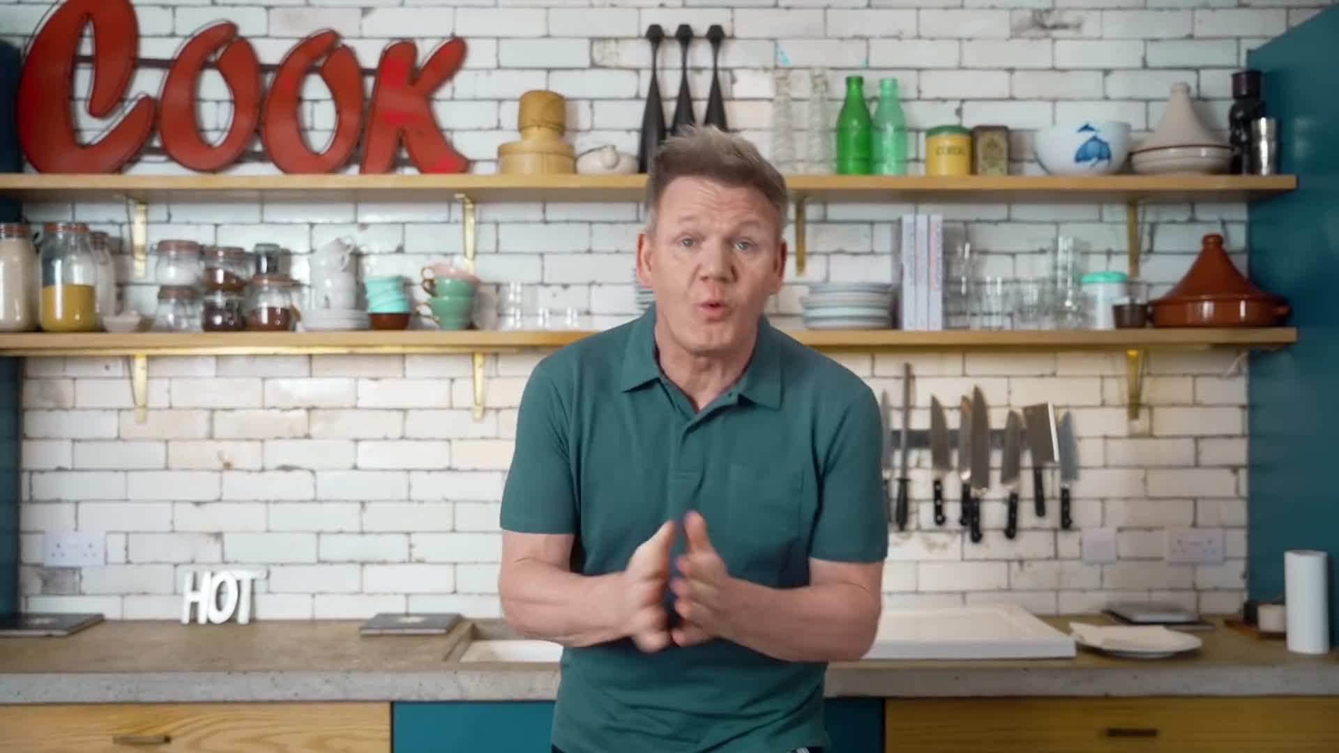 Gordon Ramsay enjoying spicy flavors on Hot Ones
