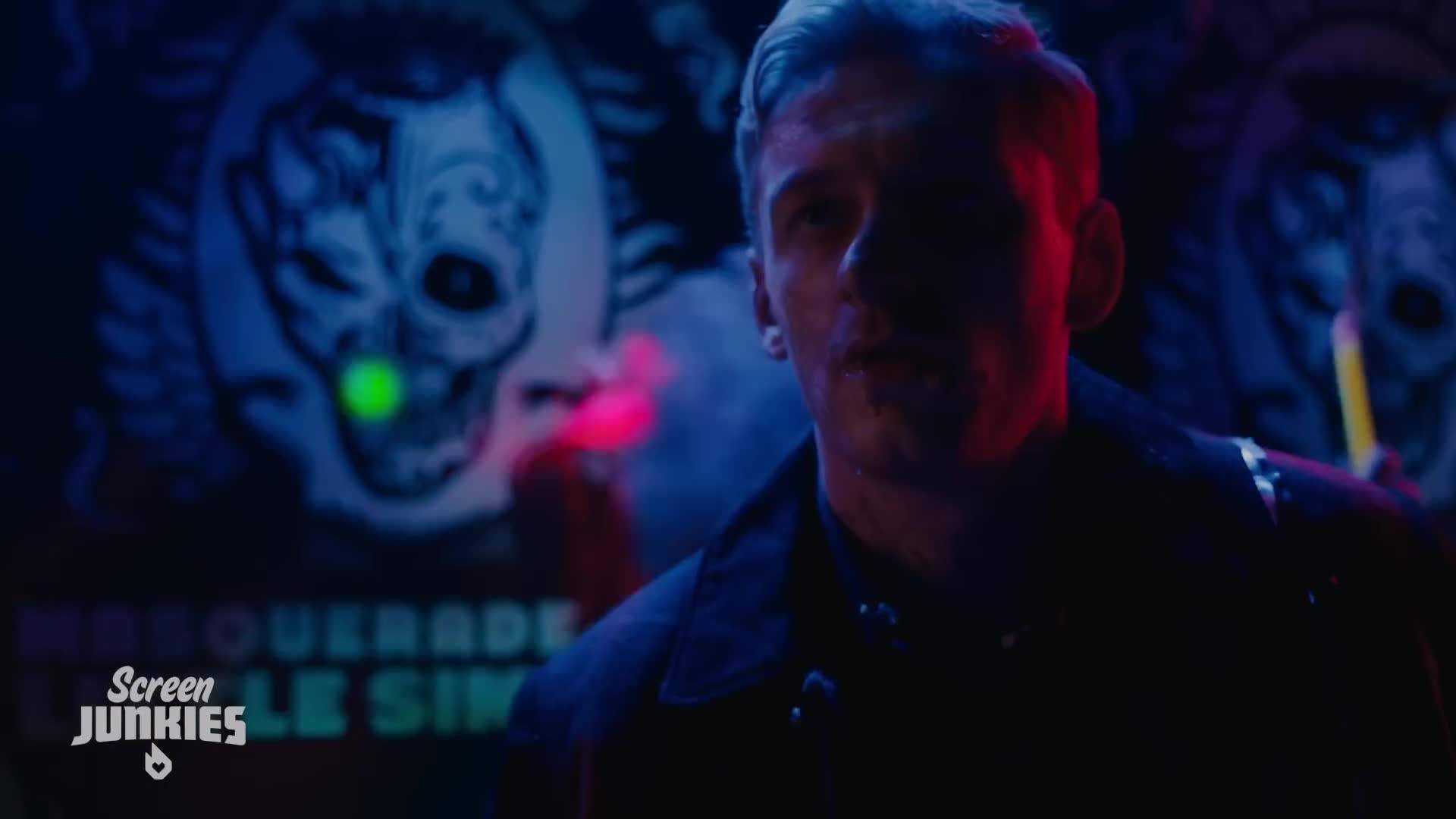 Venom and Carnage facing off in an epic battle