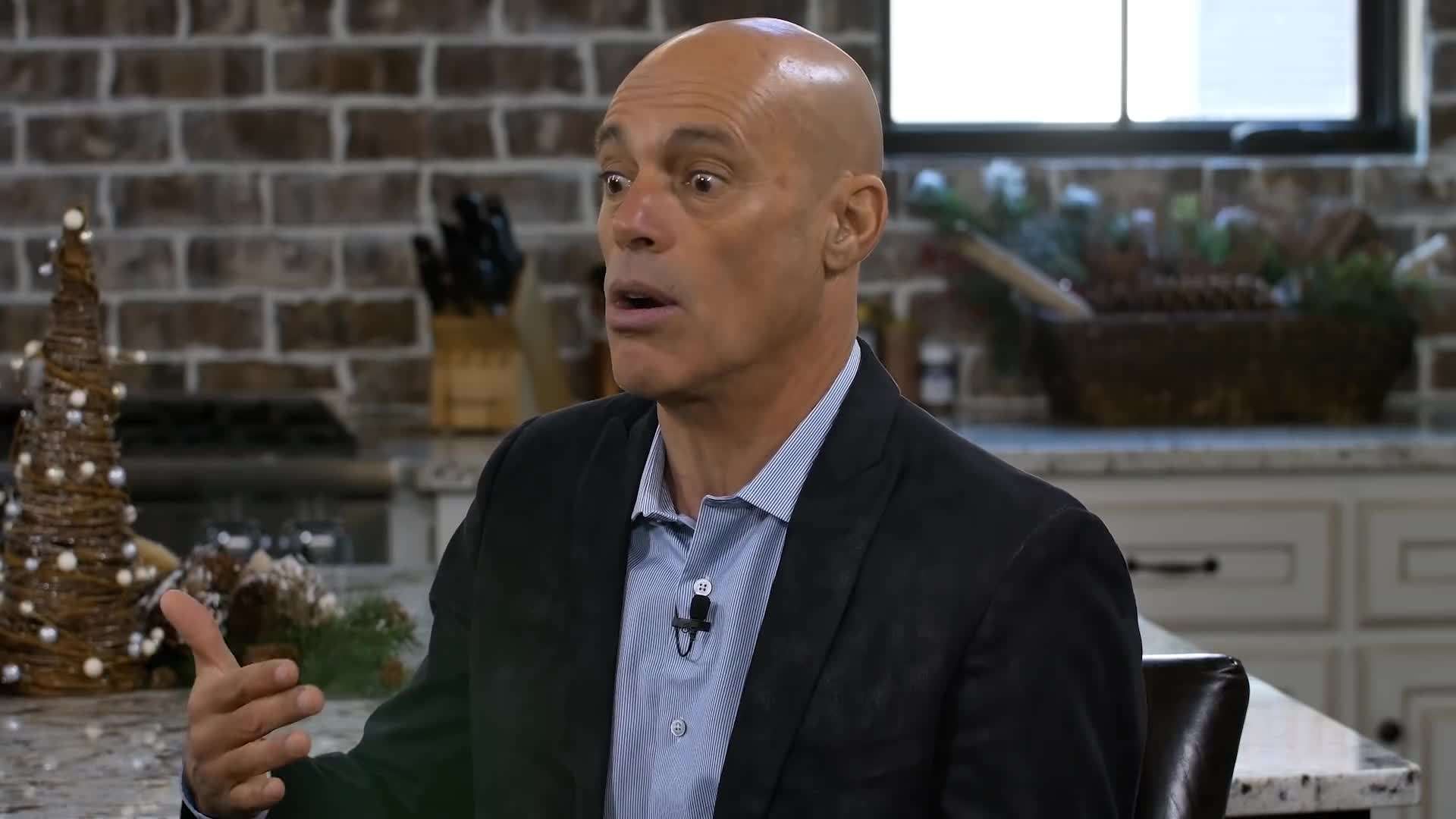 Woman using posture corrector