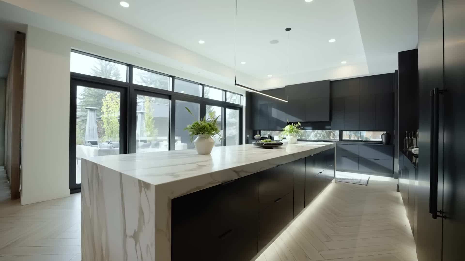 Connor McDavid's modern and well-equipped kitchen