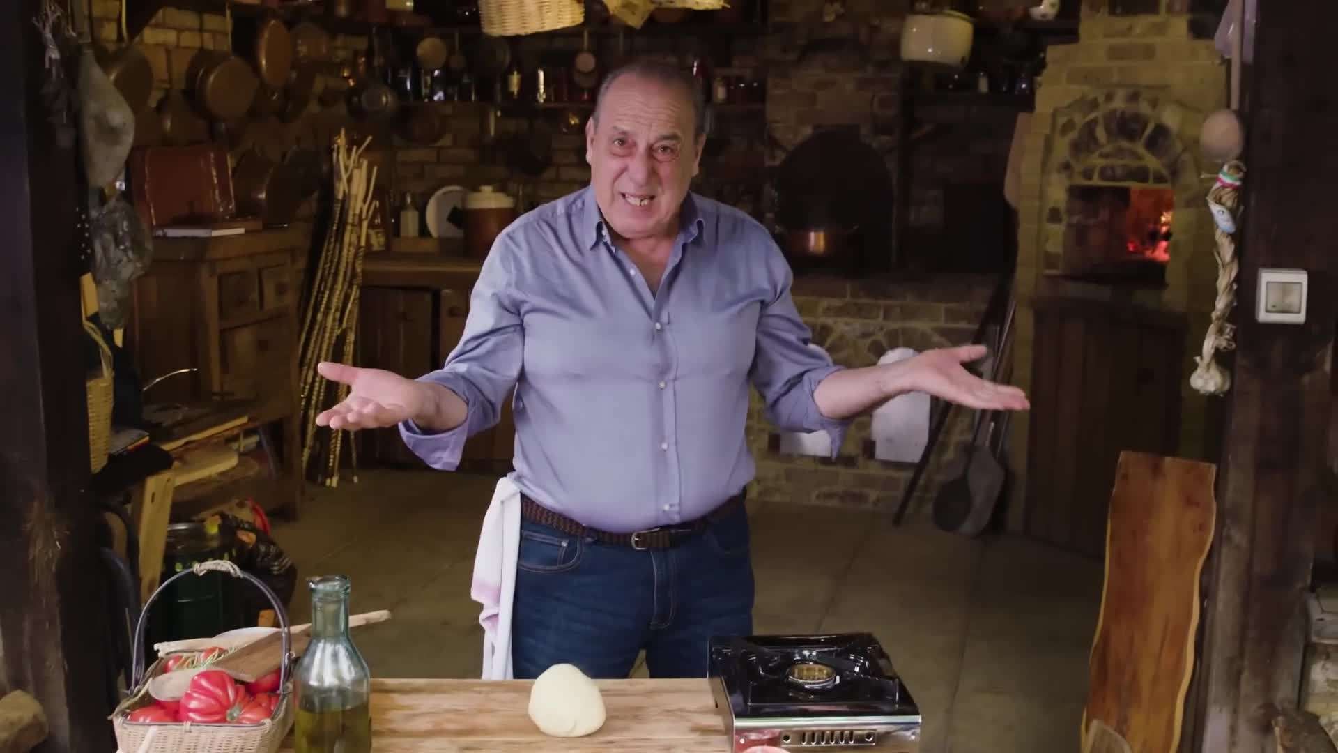 Creating ridges on the gnocchi using a fork