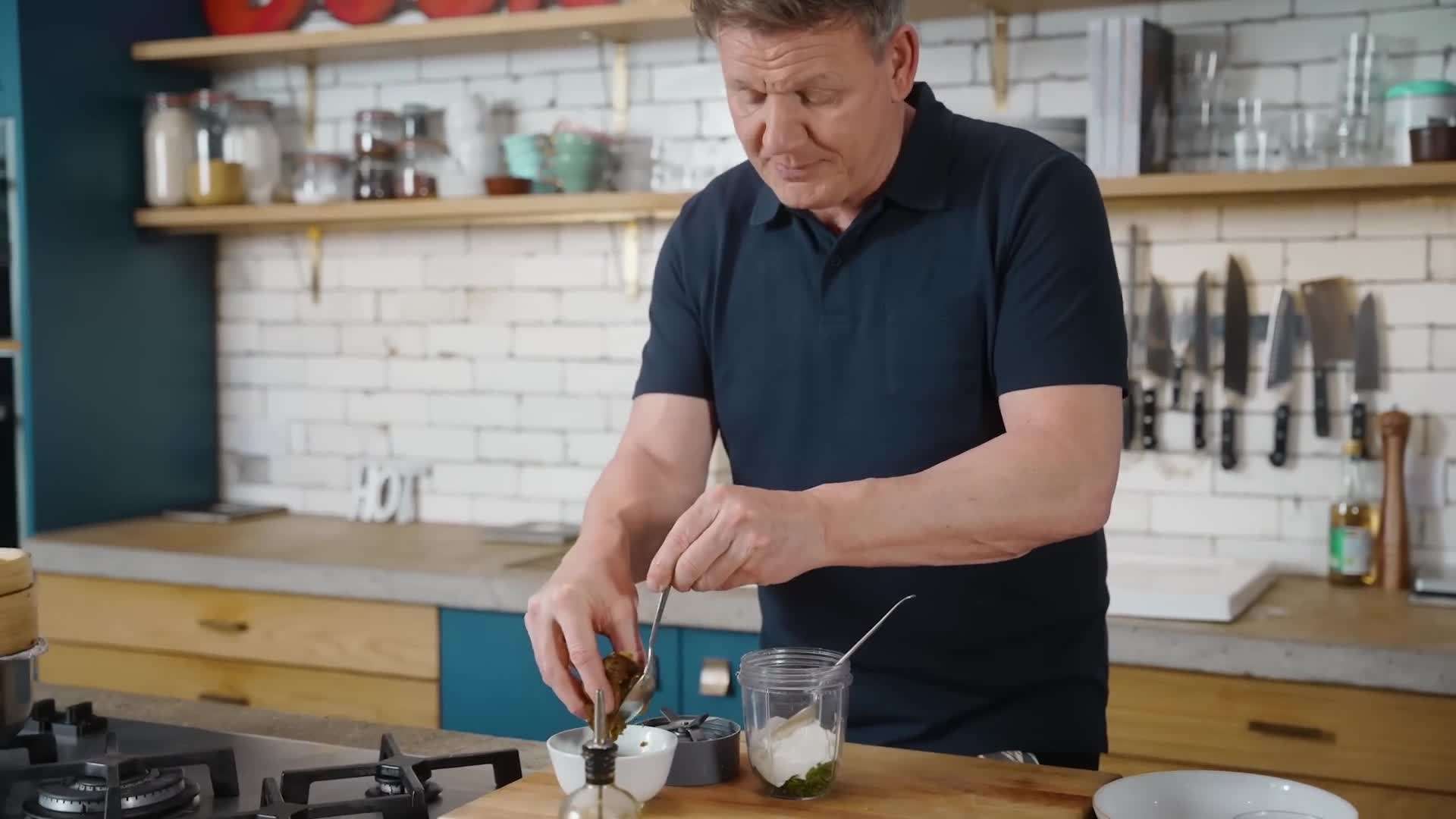 Marinating the chicken in the mojo sauce