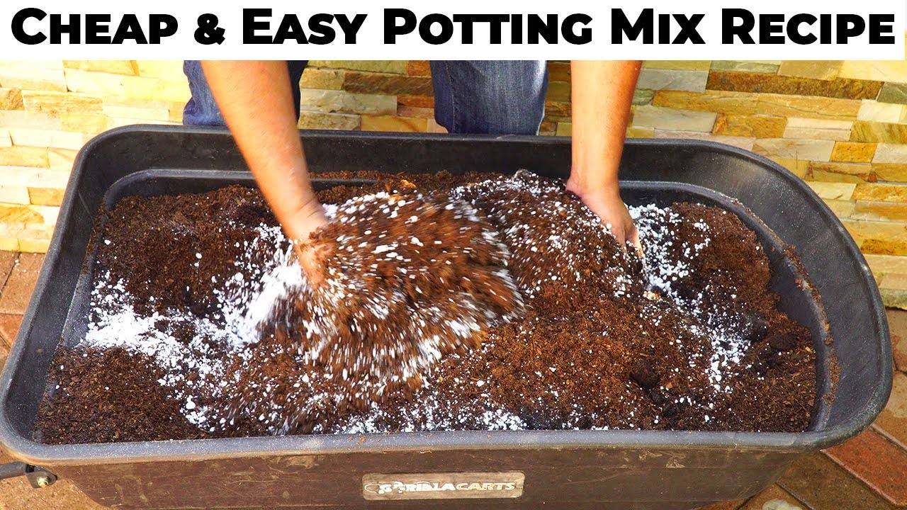 The Difference Between Potting Mix and Potting Soil: DIY Potting Mix Recipe