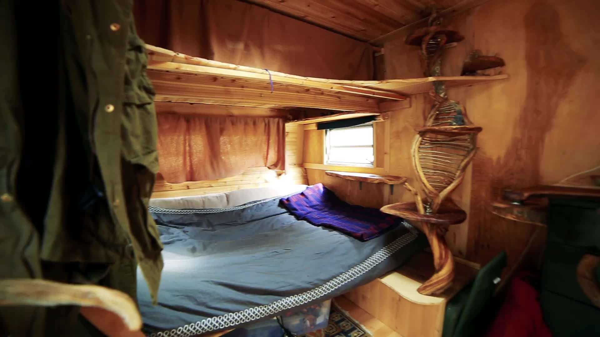 Plants in the tiny house