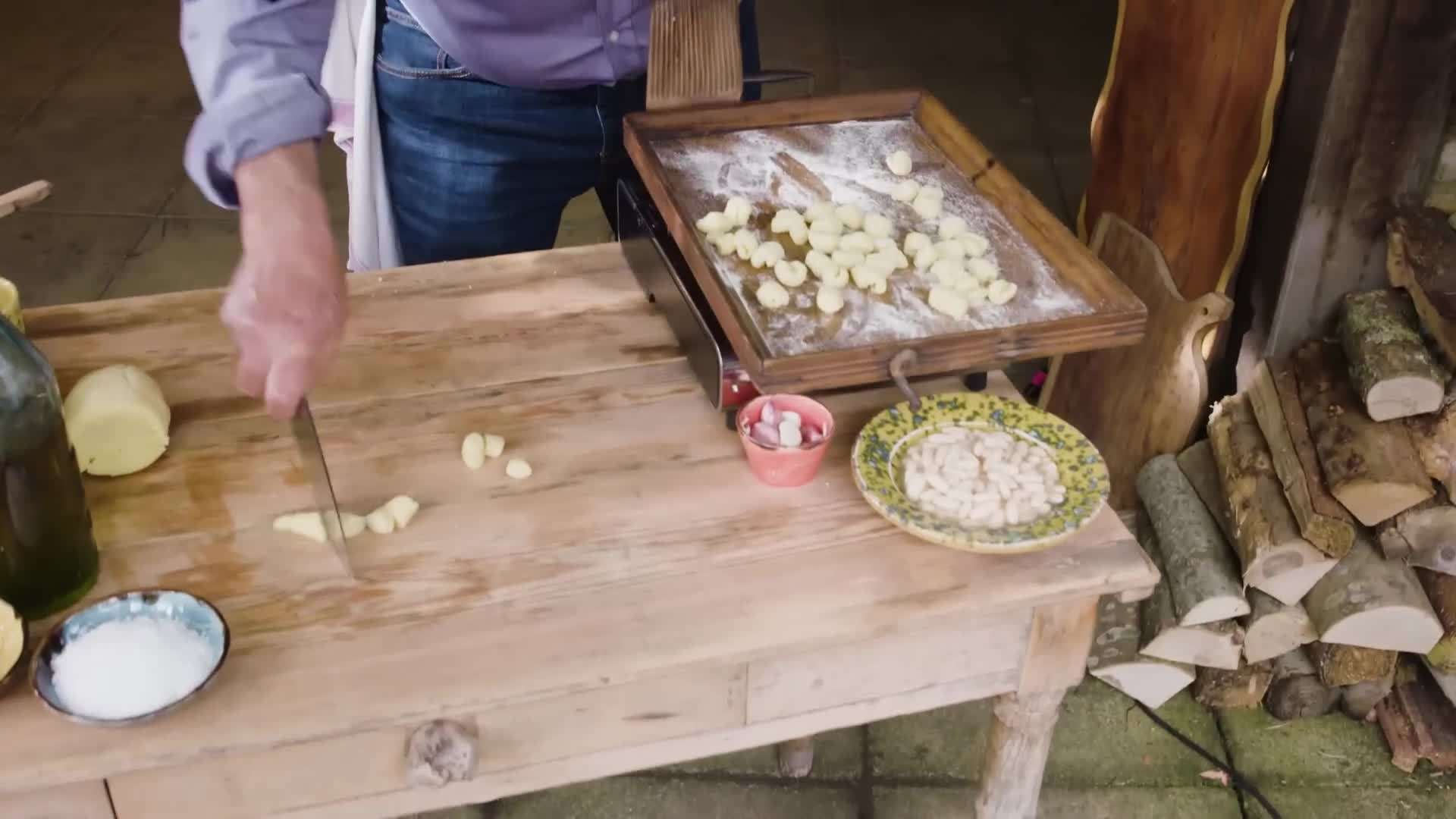 The simplicity of flour and water gnocchi