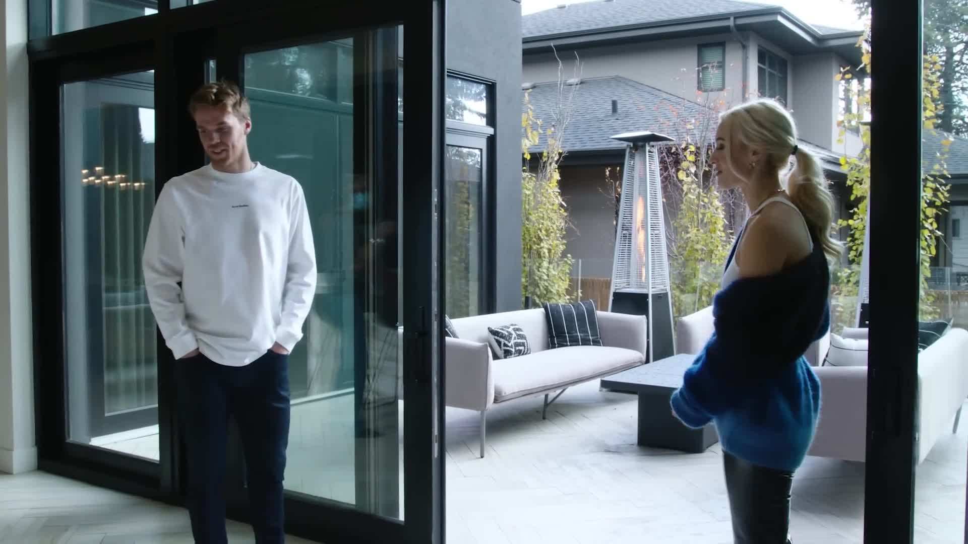 McDavid's tranquil bedroom with minimalistic design