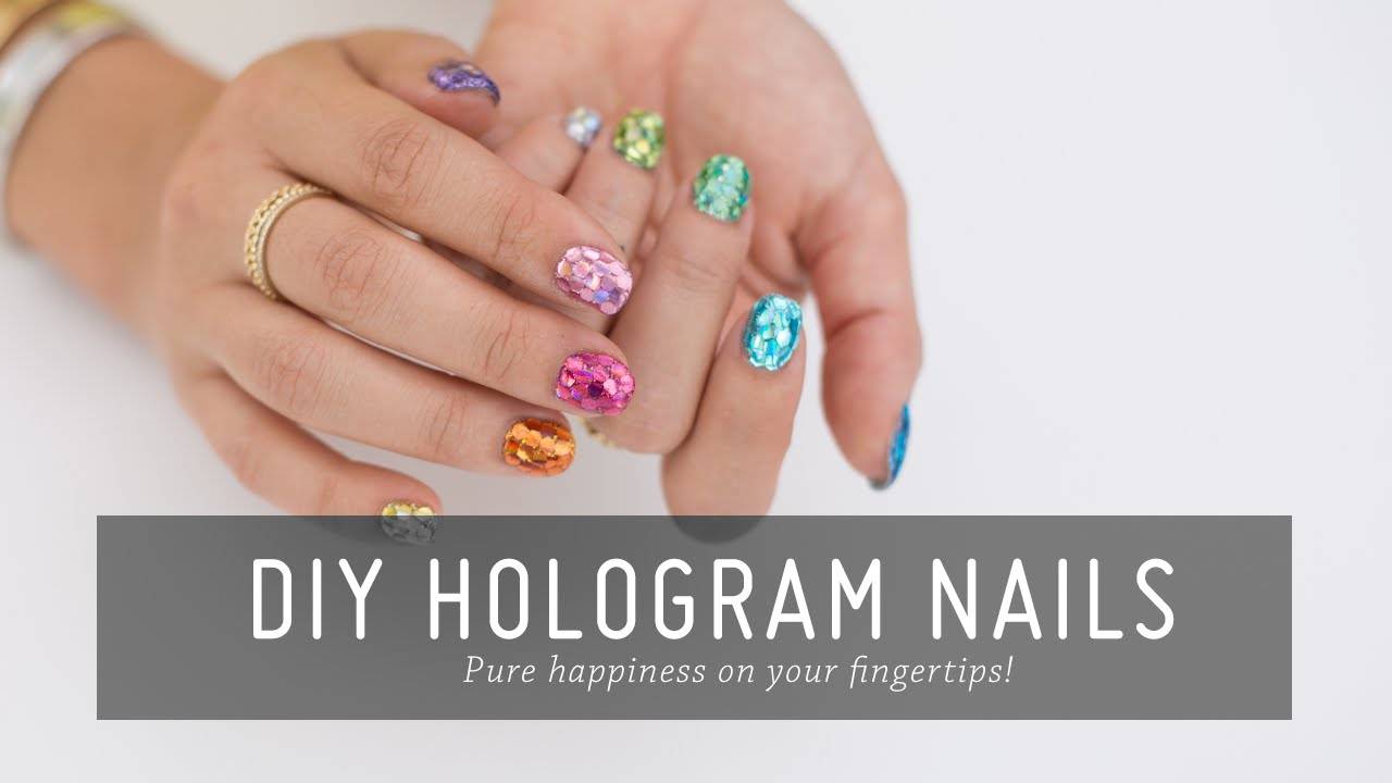 DIY Hologram Nail Art: A Fun and Pretty Tutorial for Glitter Manicure