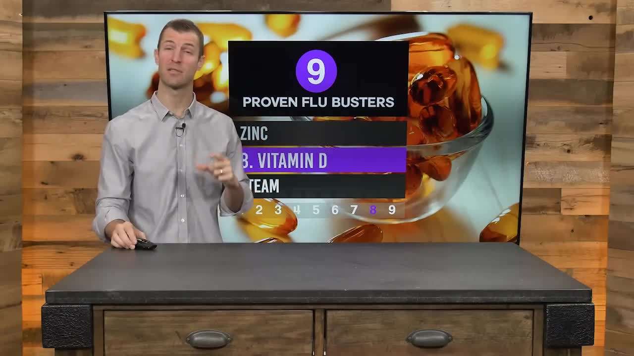 Steam inhalation with essential oils