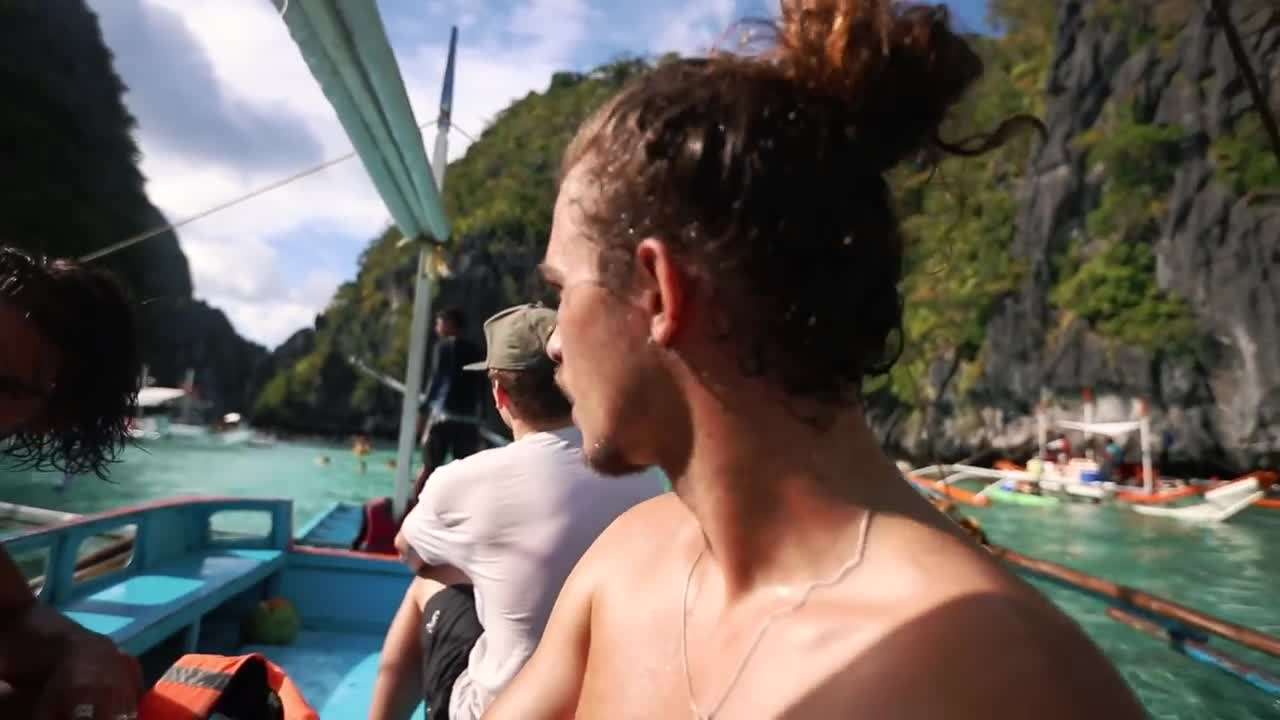 Kayaking in the crystal-clear waters