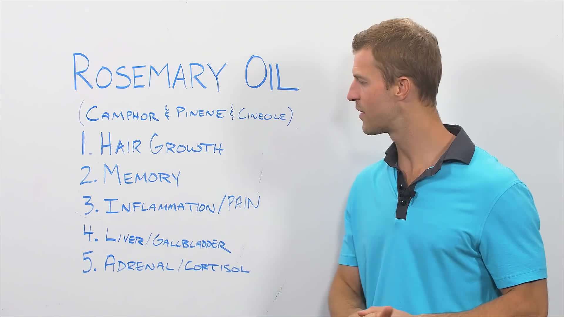 Mixing rosemary oil with a carrier oil can boost its effectiveness