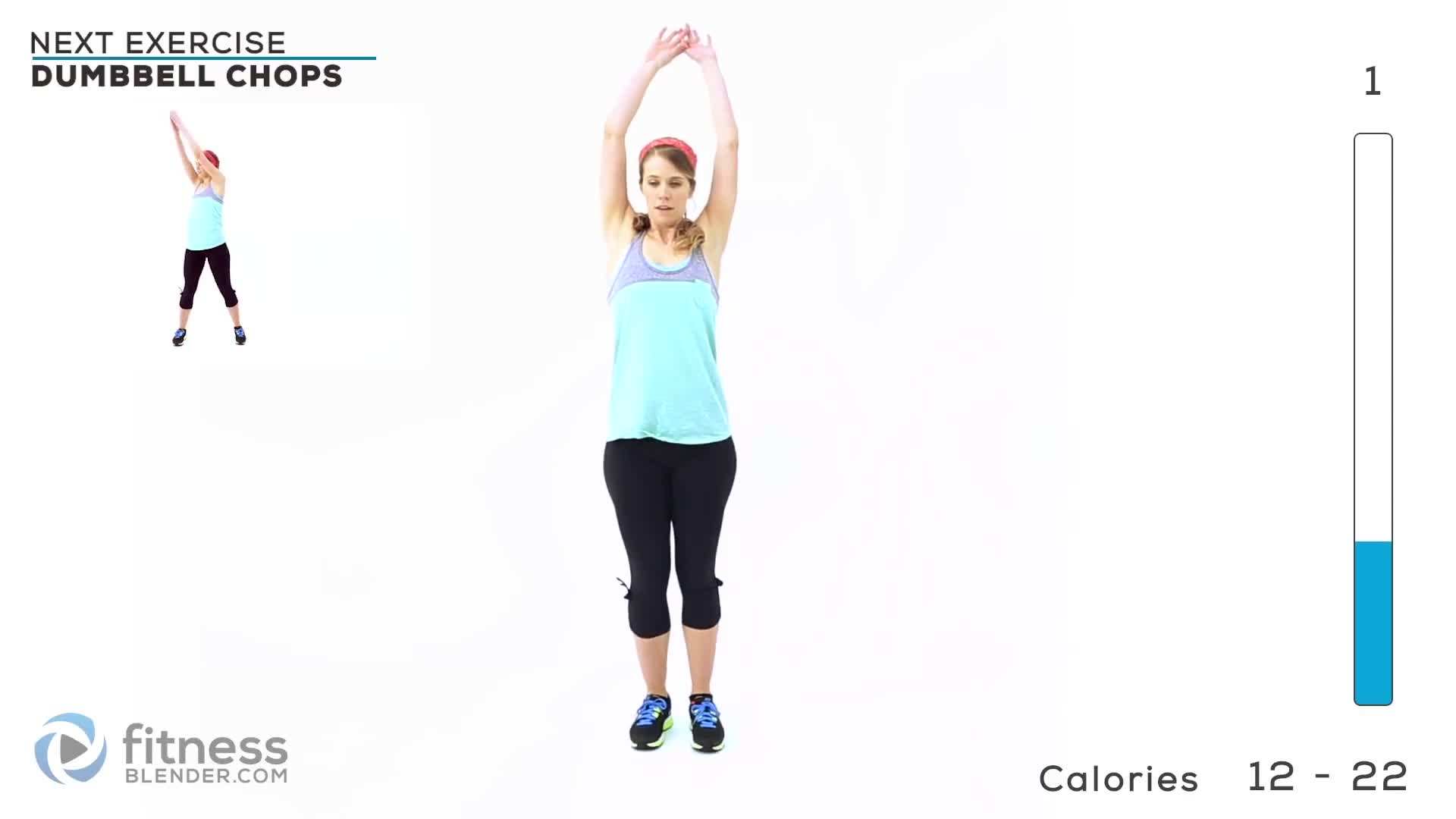 Illustration: Proper form for standing exercises