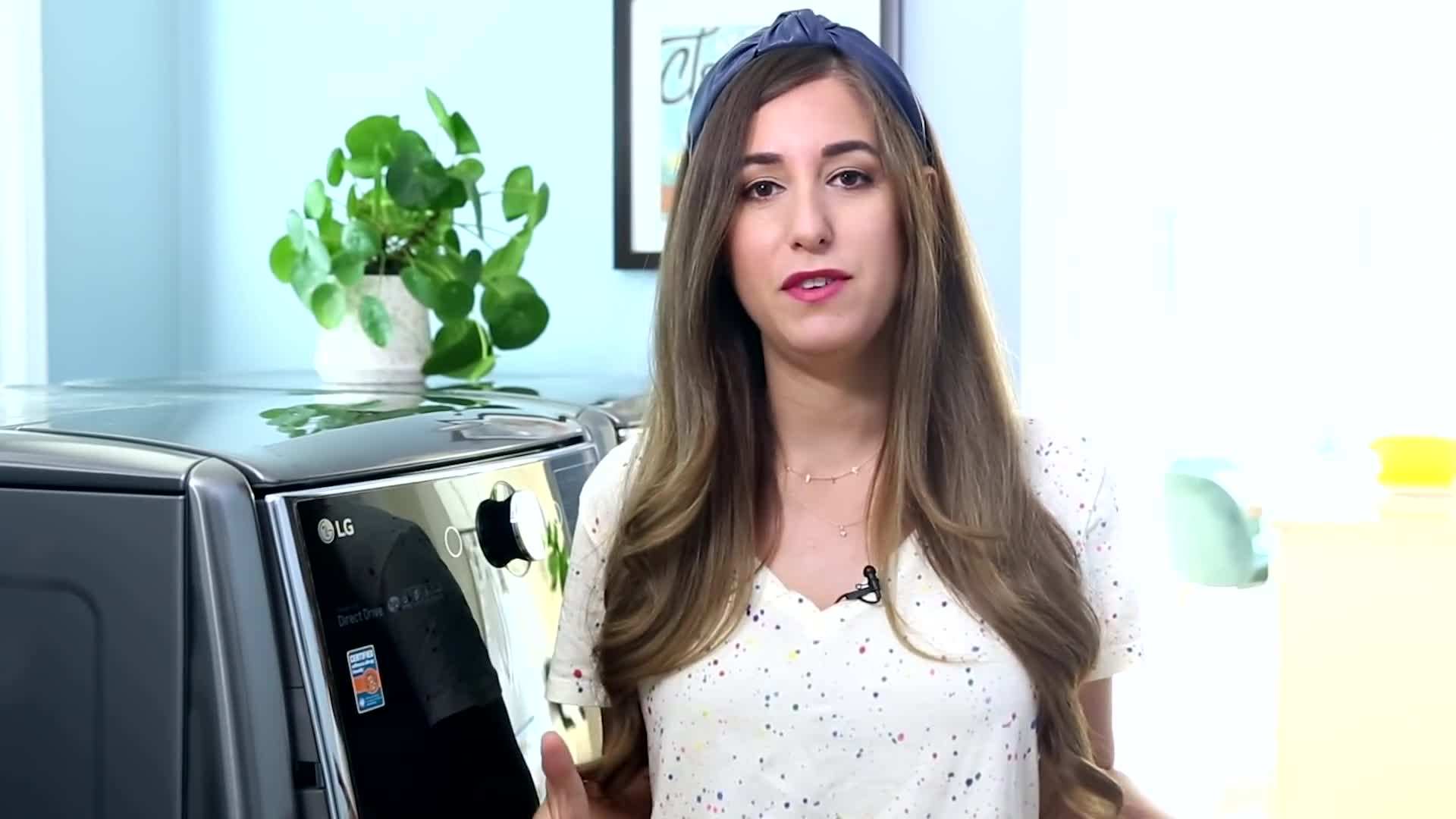 Dirt and grime buildup in a washing machine