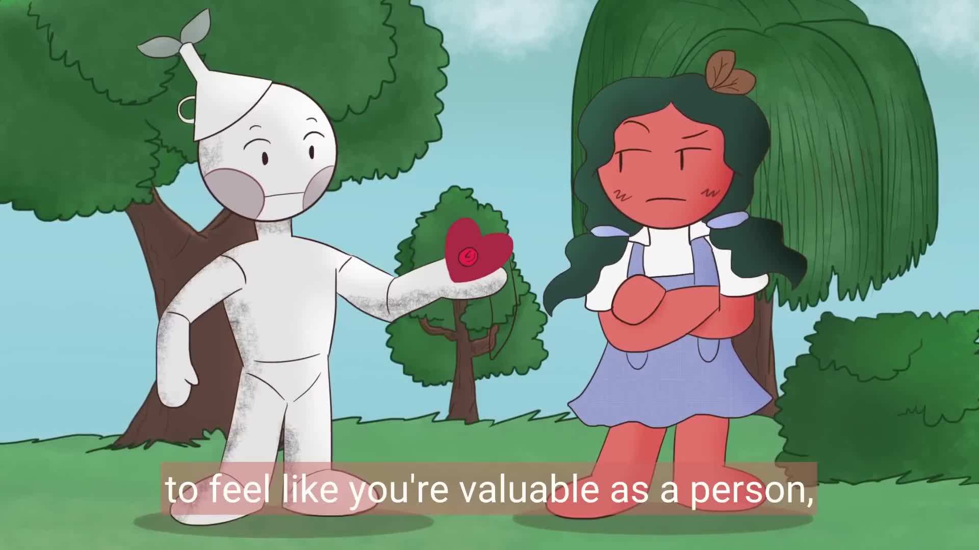 Illustration of a person feeling trapped and suffocated