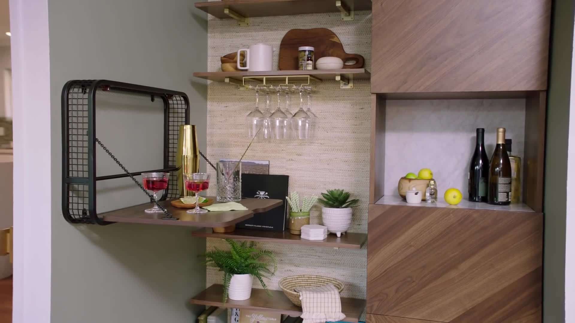 Using Wall-Mounted Hooks for Bar Tools