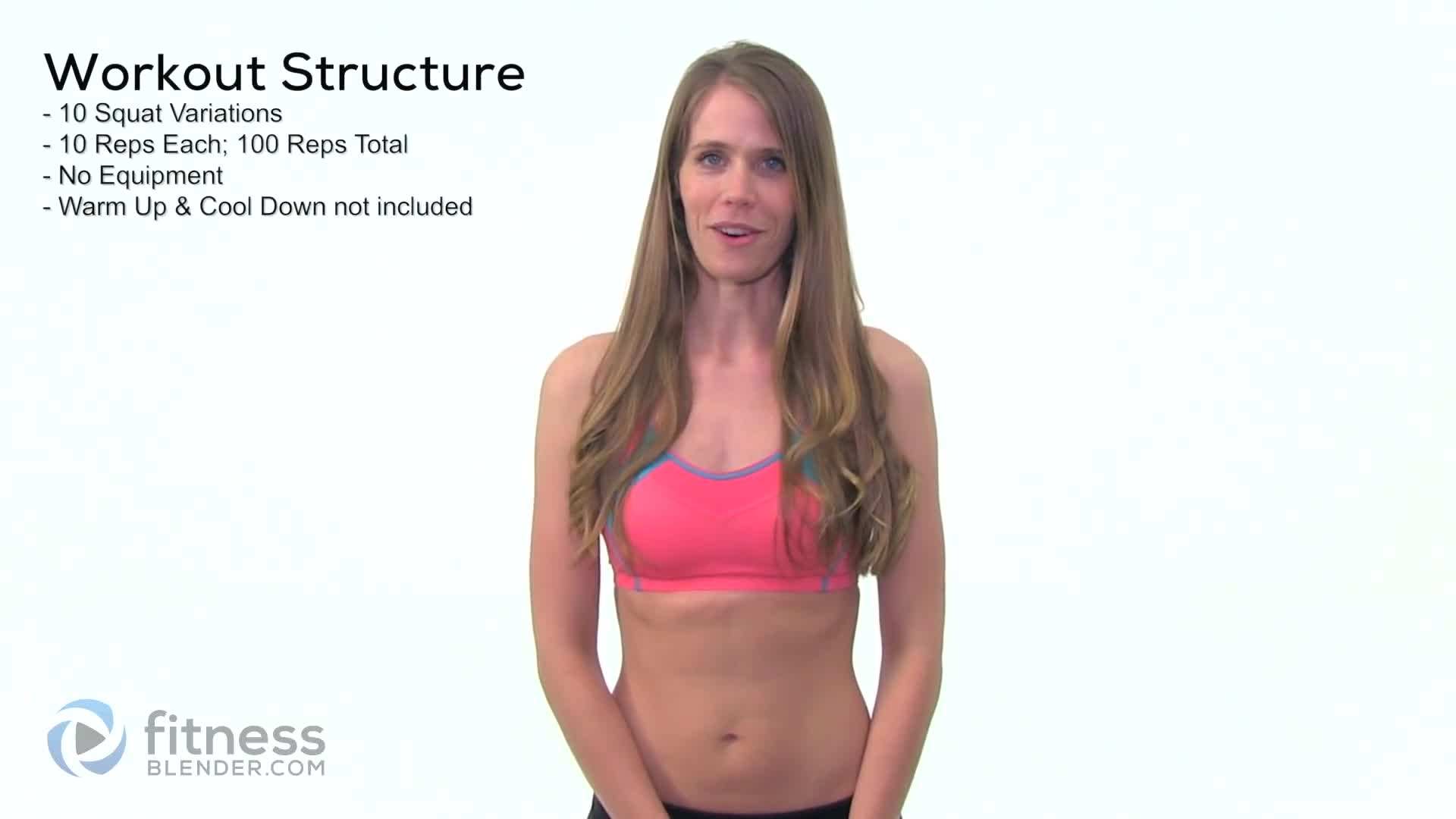 Illustration of a person performing a squat