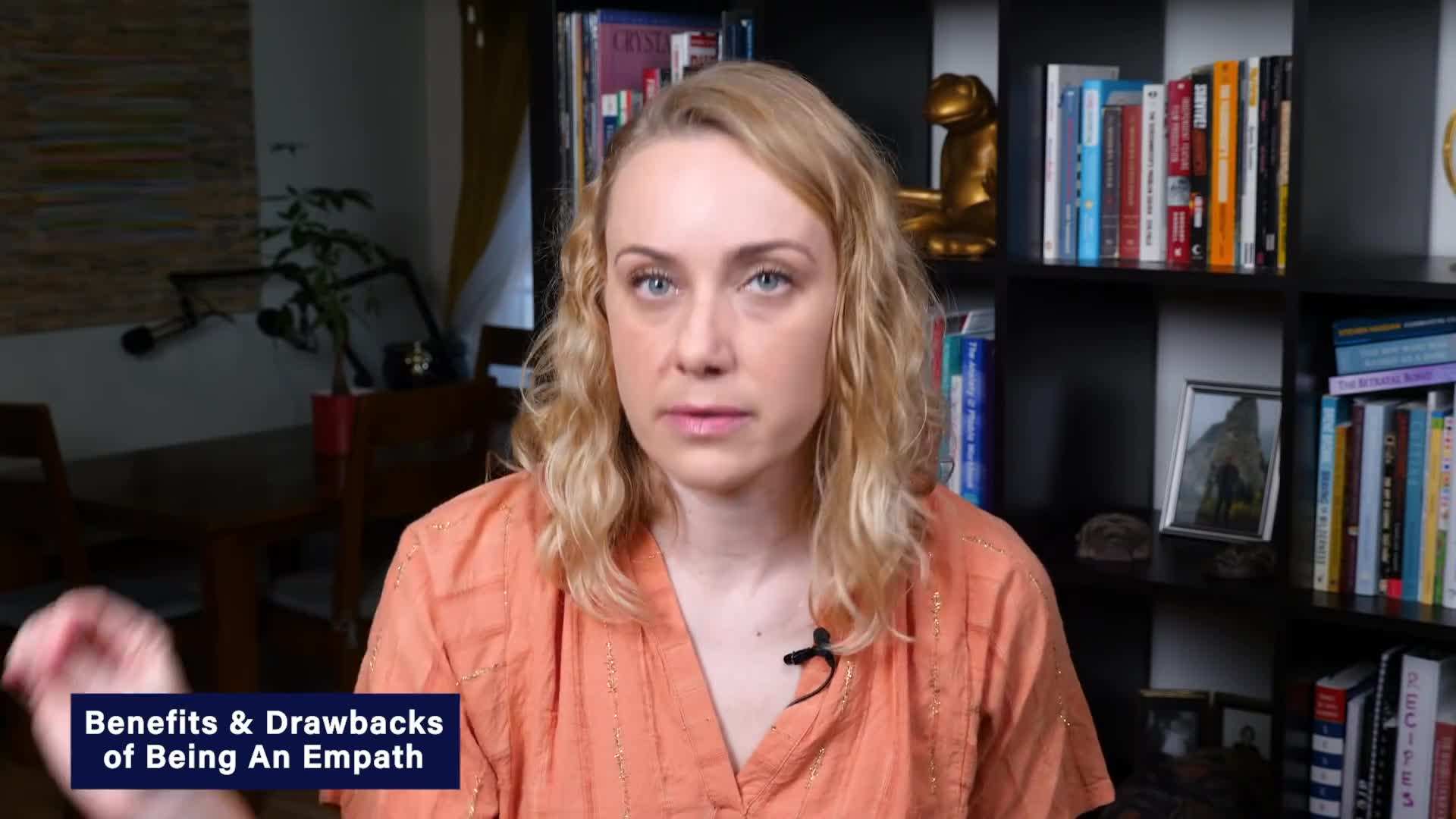 Infographic highlighting the potential benefits and drawbacks of empathy