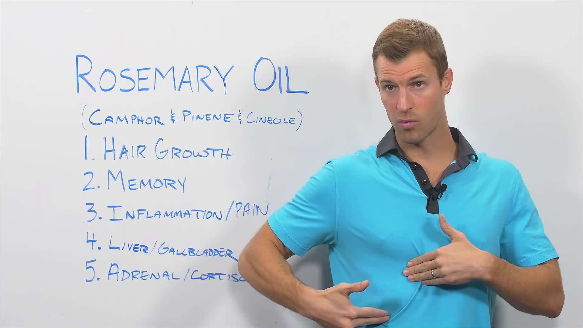 Rosemary essential oil can reduce the appearance of acne