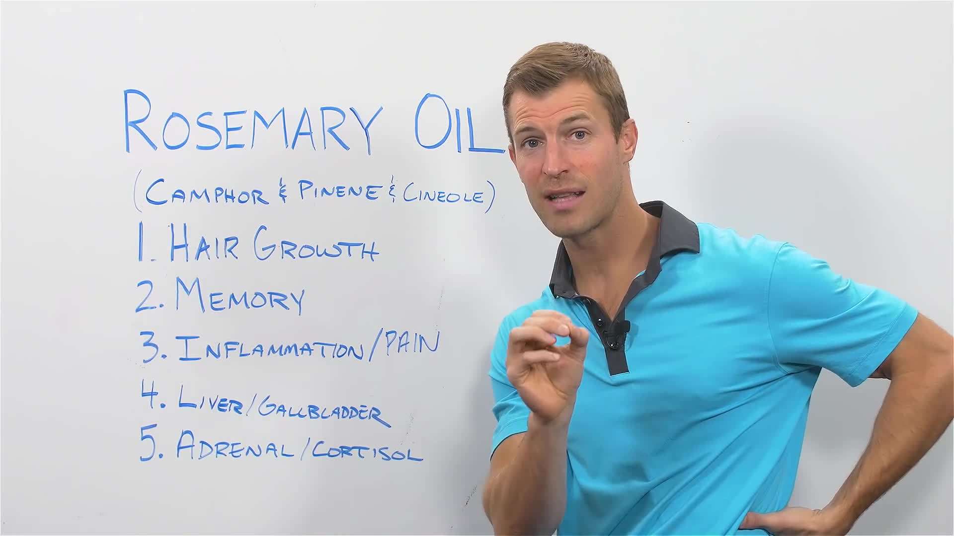 Adding rosemary oil to a DIY face mask can improve skin health