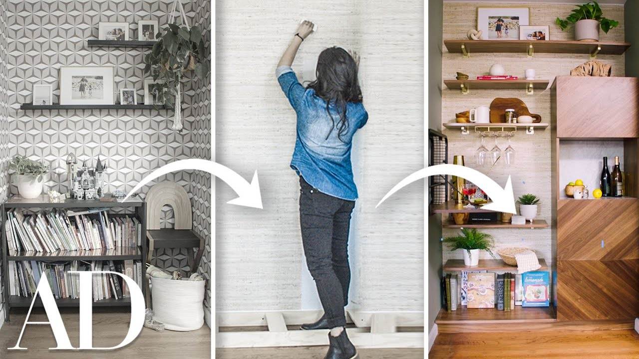 4-Hour Small Space Makeover (Bar Nook) By A Pro Designer | Room Refresh