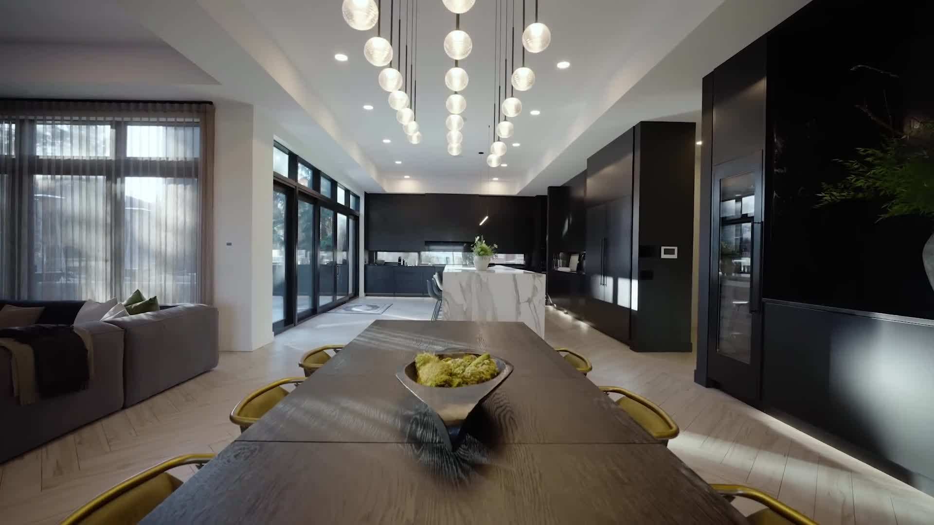 Comfortable and stylish seating area in McDavid's home