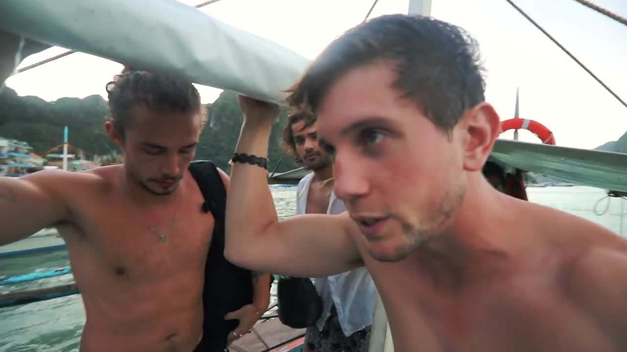 Walking along the pristine white sand beaches