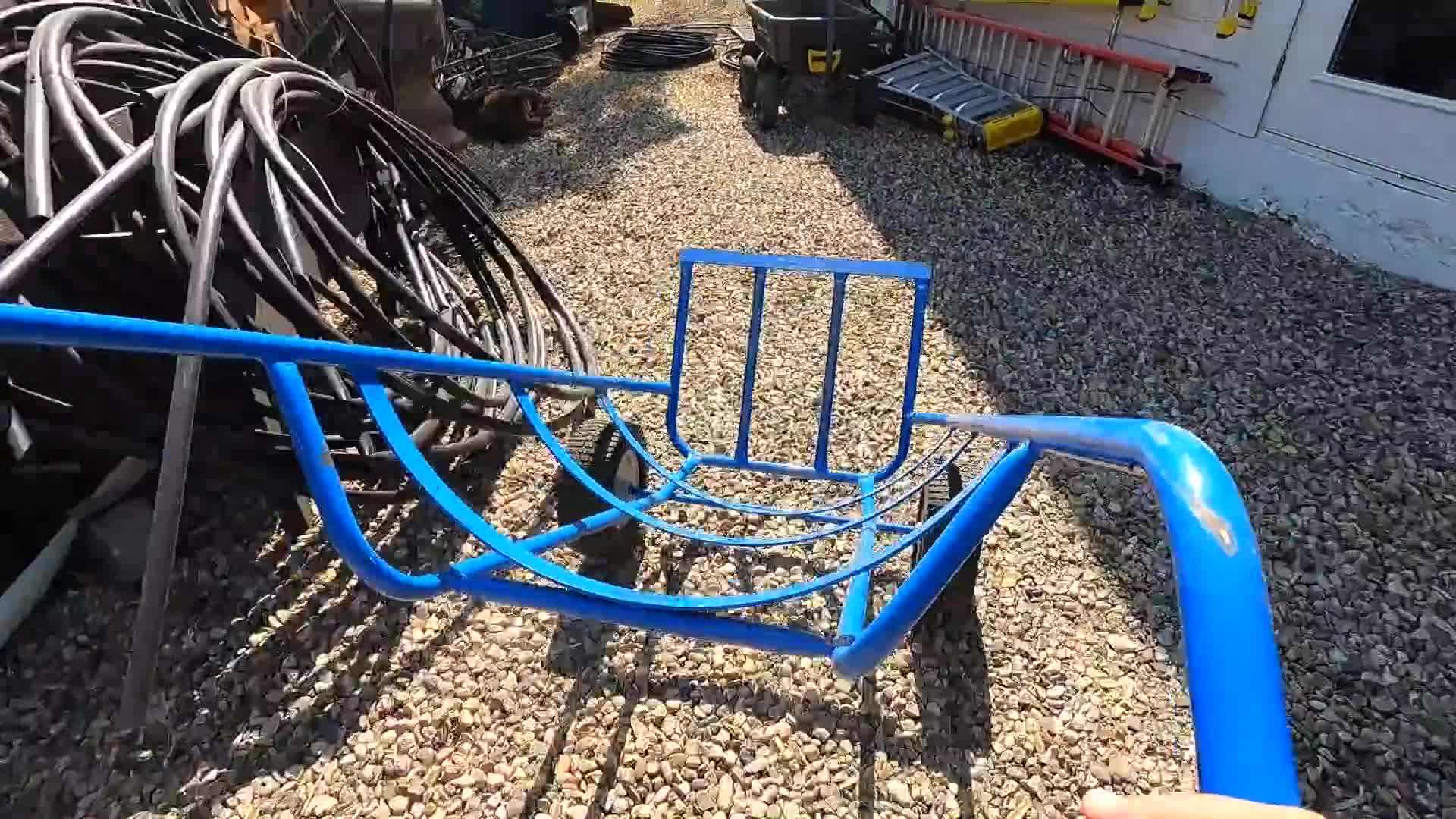 Drilling holes in the bottom of the container for drainage