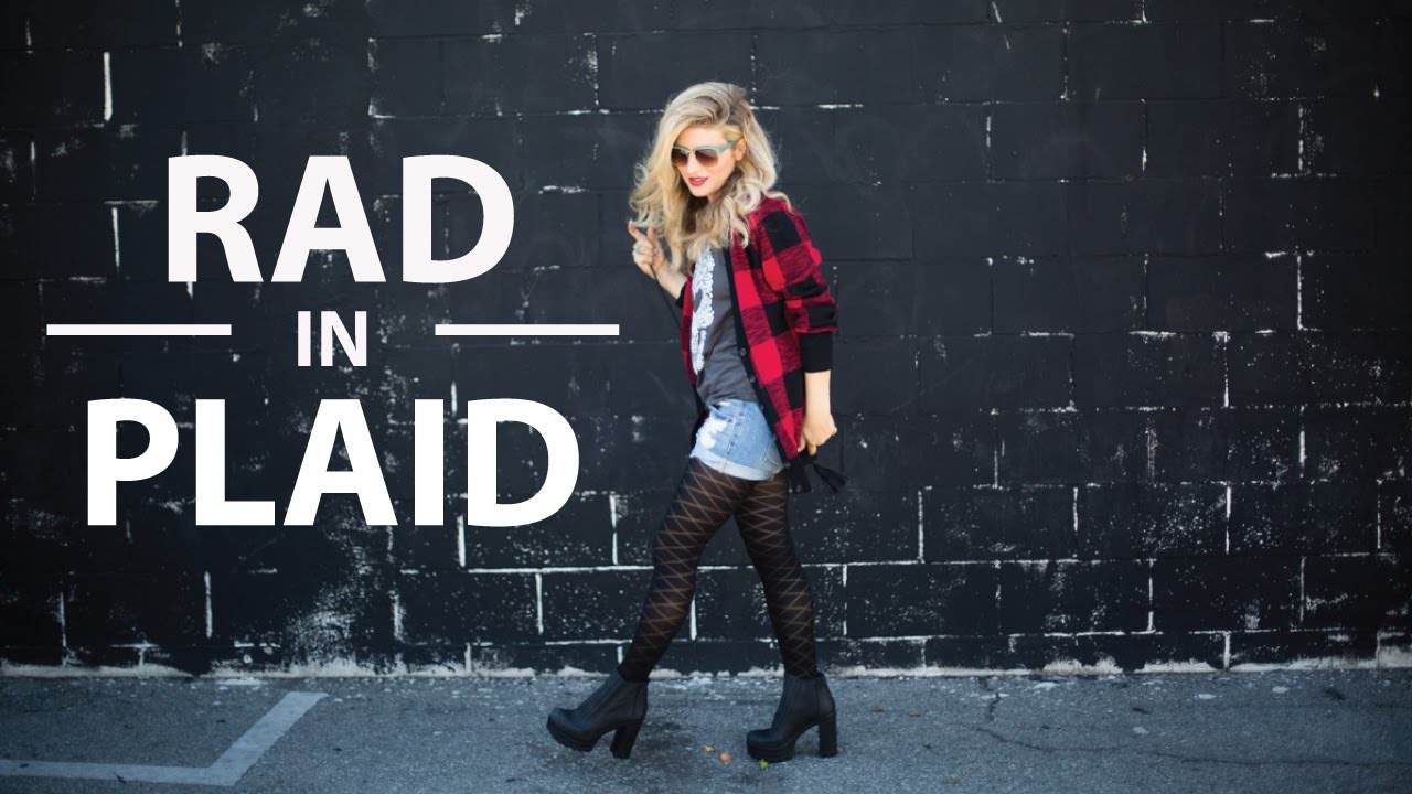 Three Looks and Hairstyles to Look Rad in Plaid! | DIY Hair and Style Tutorial | Mr Kate