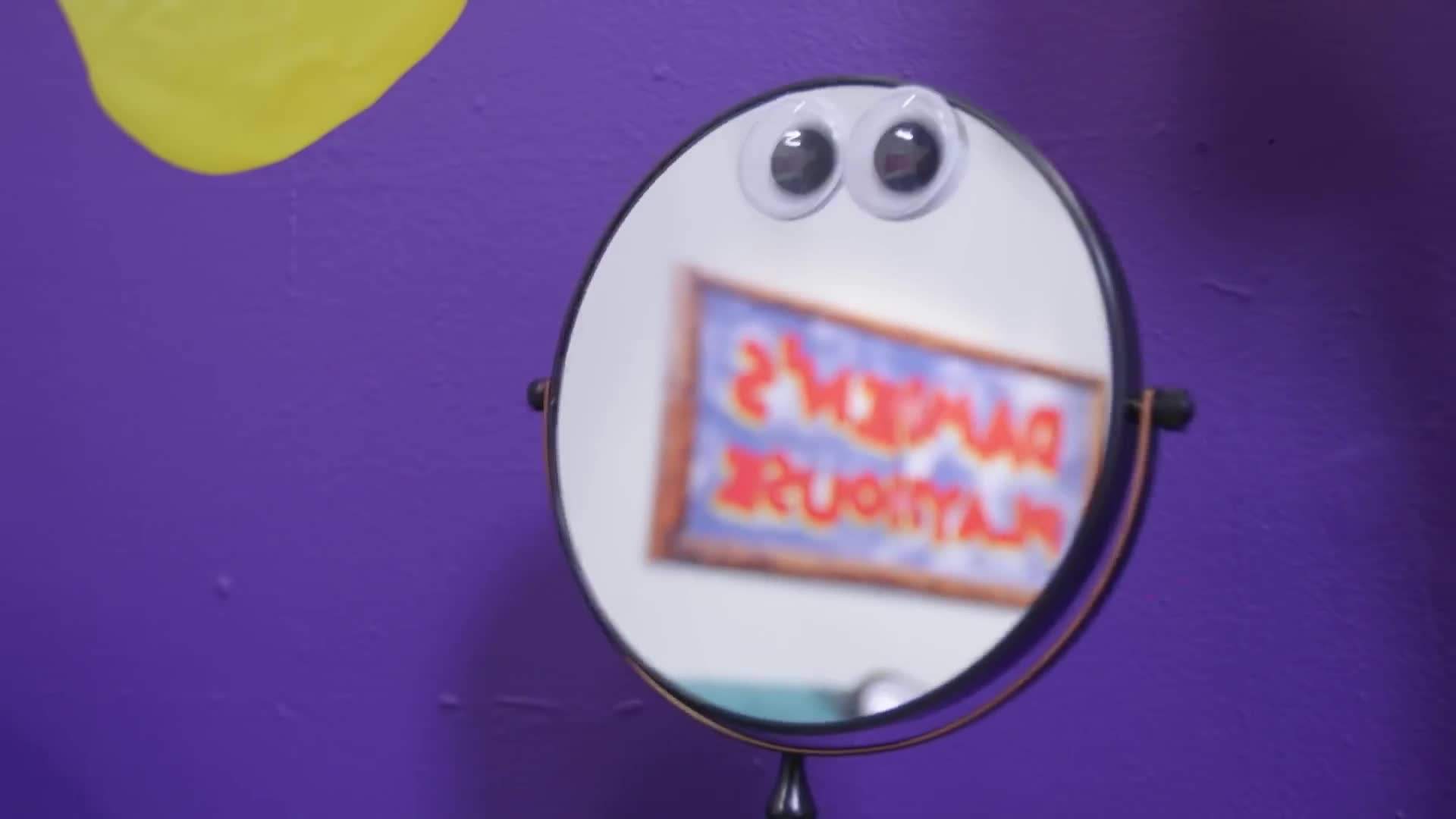 Living Room: Oversized and Colorful